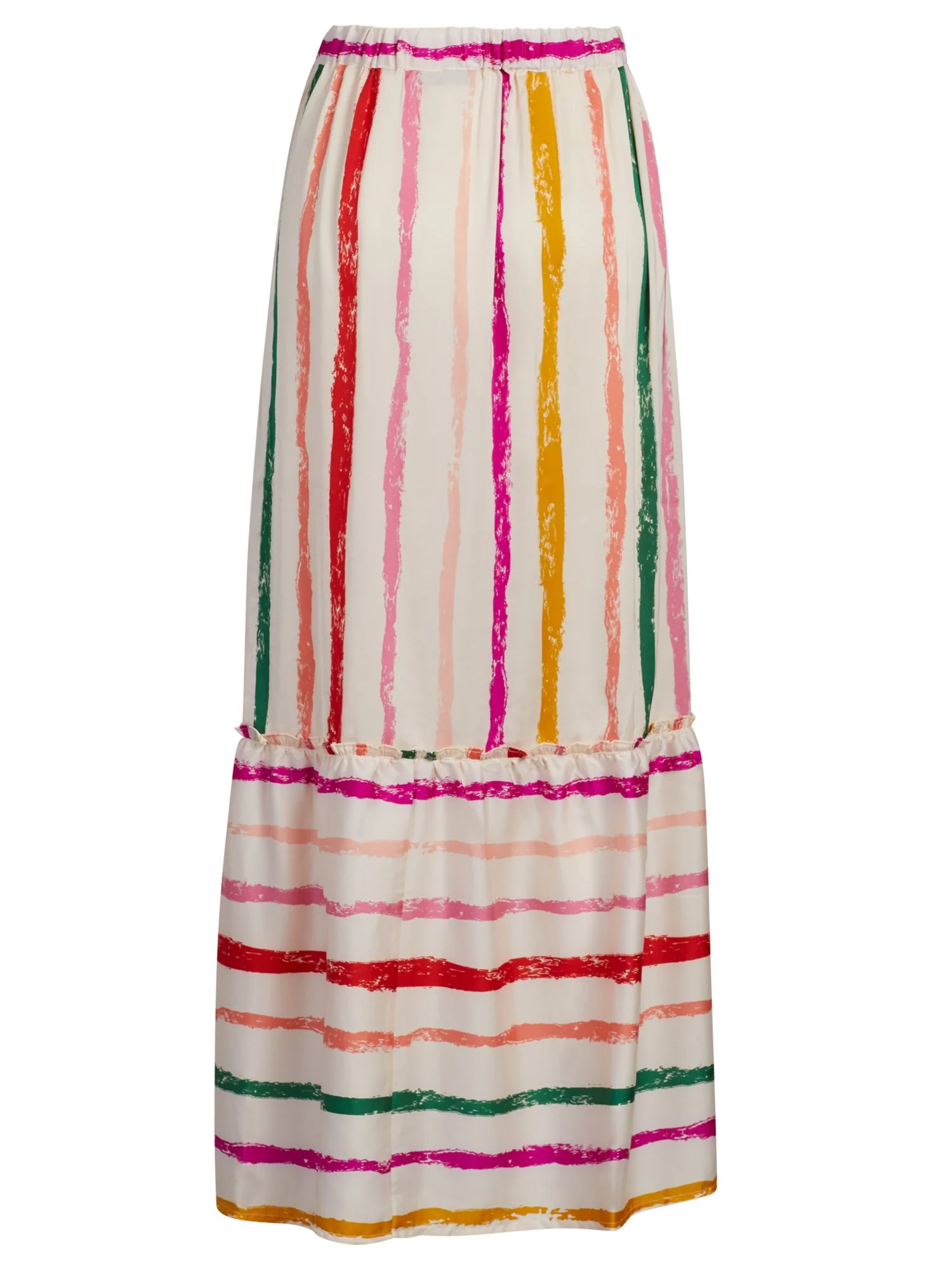 Stripe Button-Front Maxi Skirt - Image 3