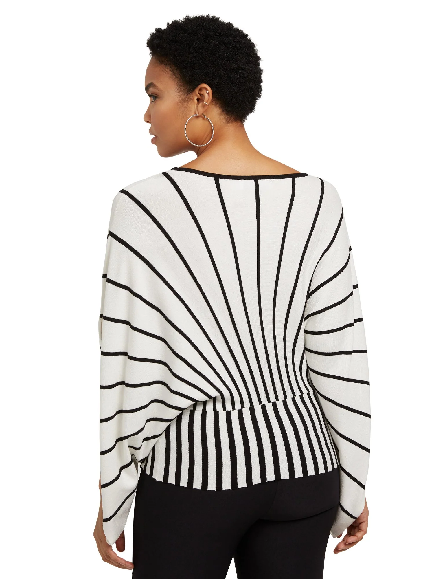 Striped Dolman Sweater - Image 3