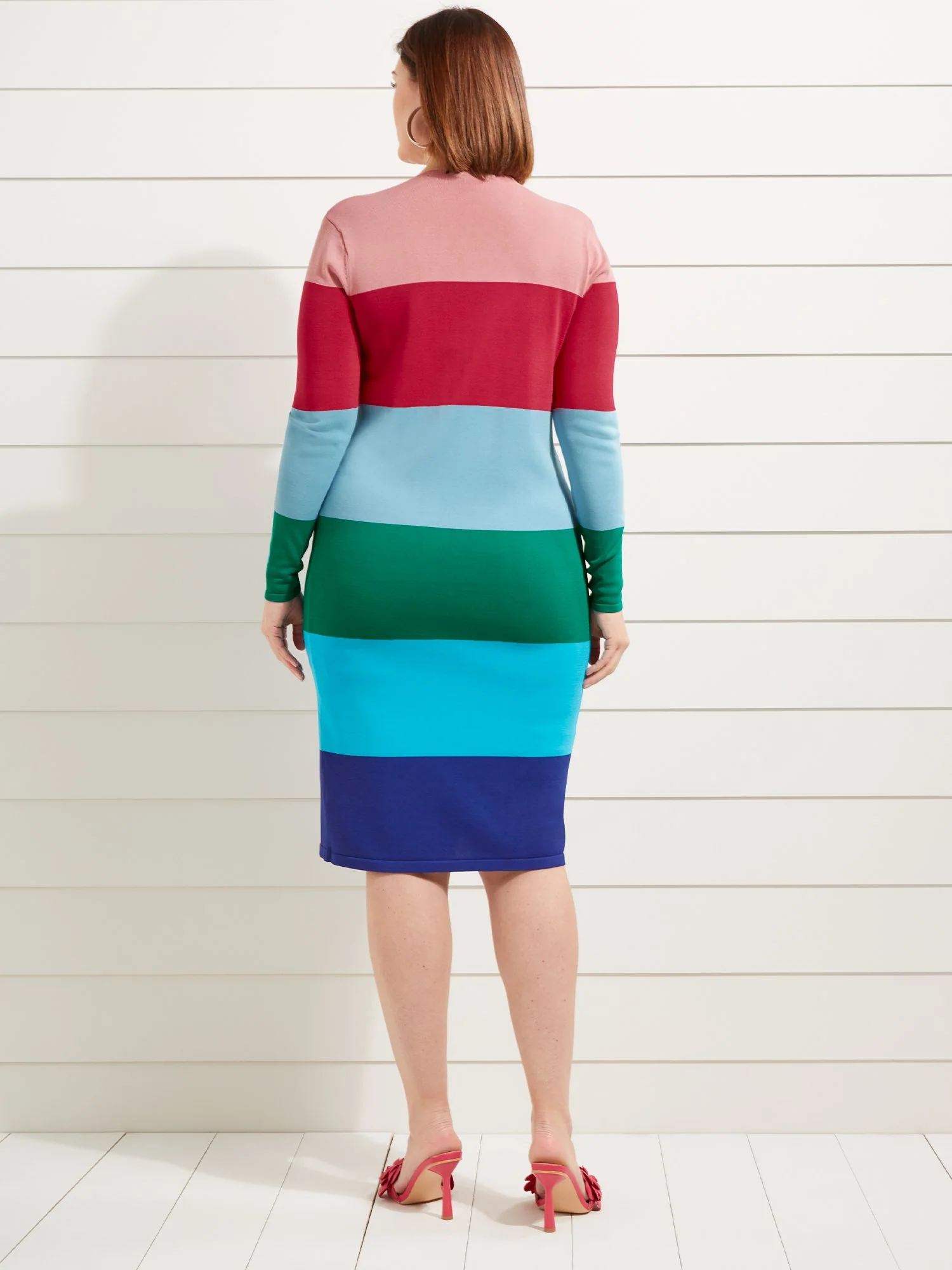 Striped Open-Front Cardigan - Image 3