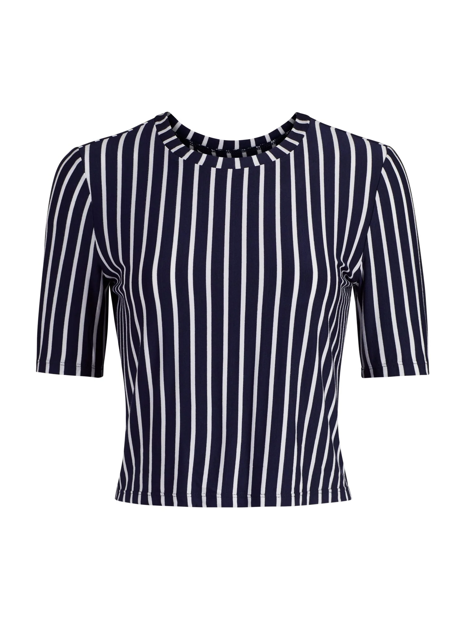 Striped Open Twist-Back Tee - Image 7