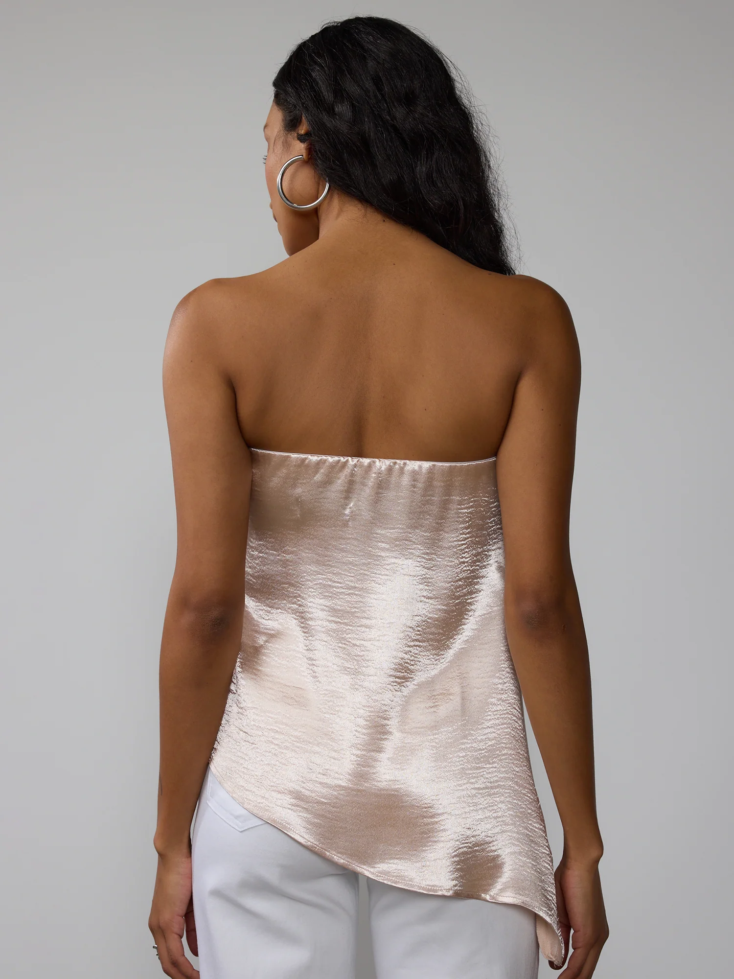 Strapless Liquid Shine Top - Image 3