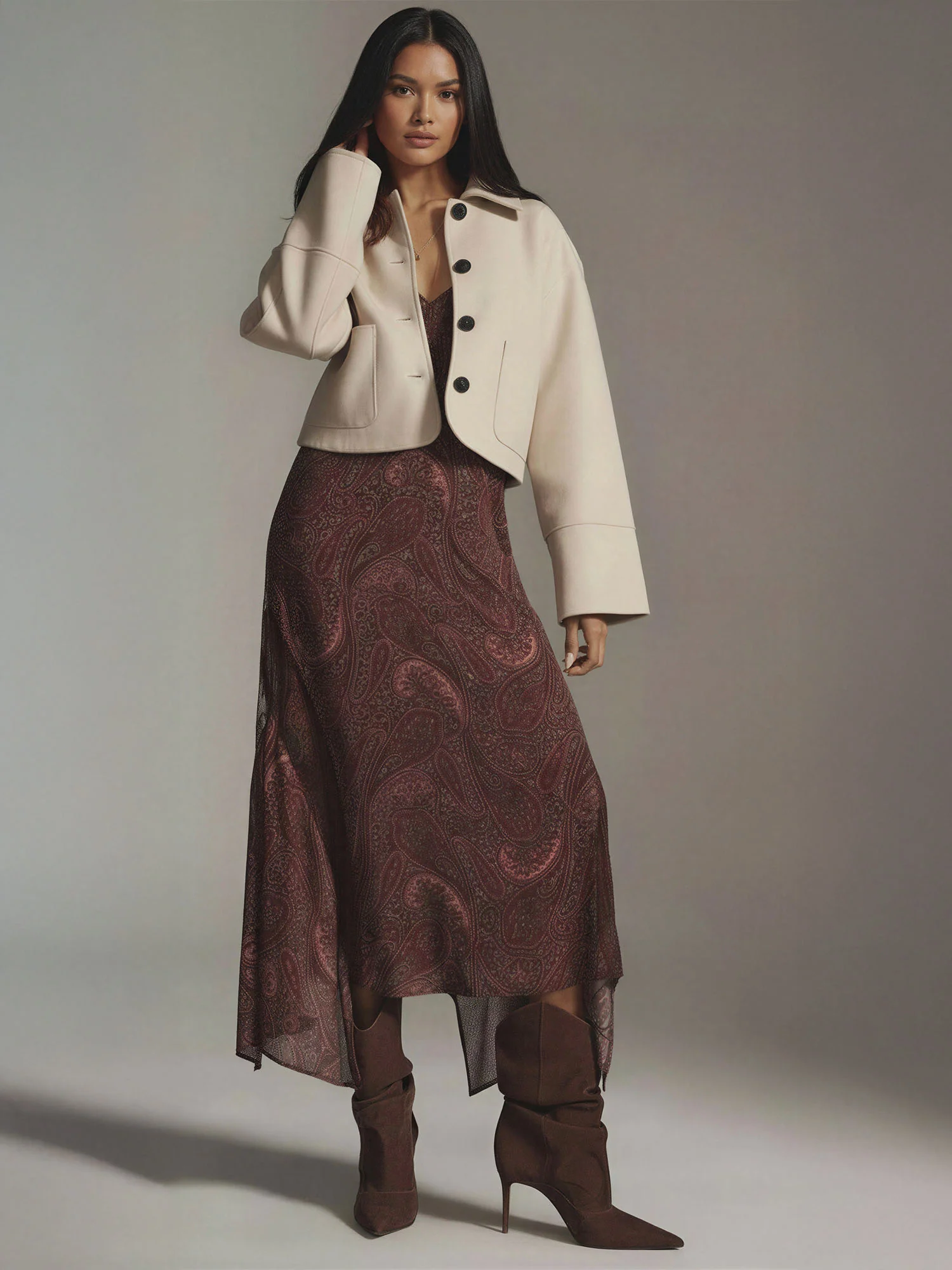 Suede Button Up Jacket - Image 2