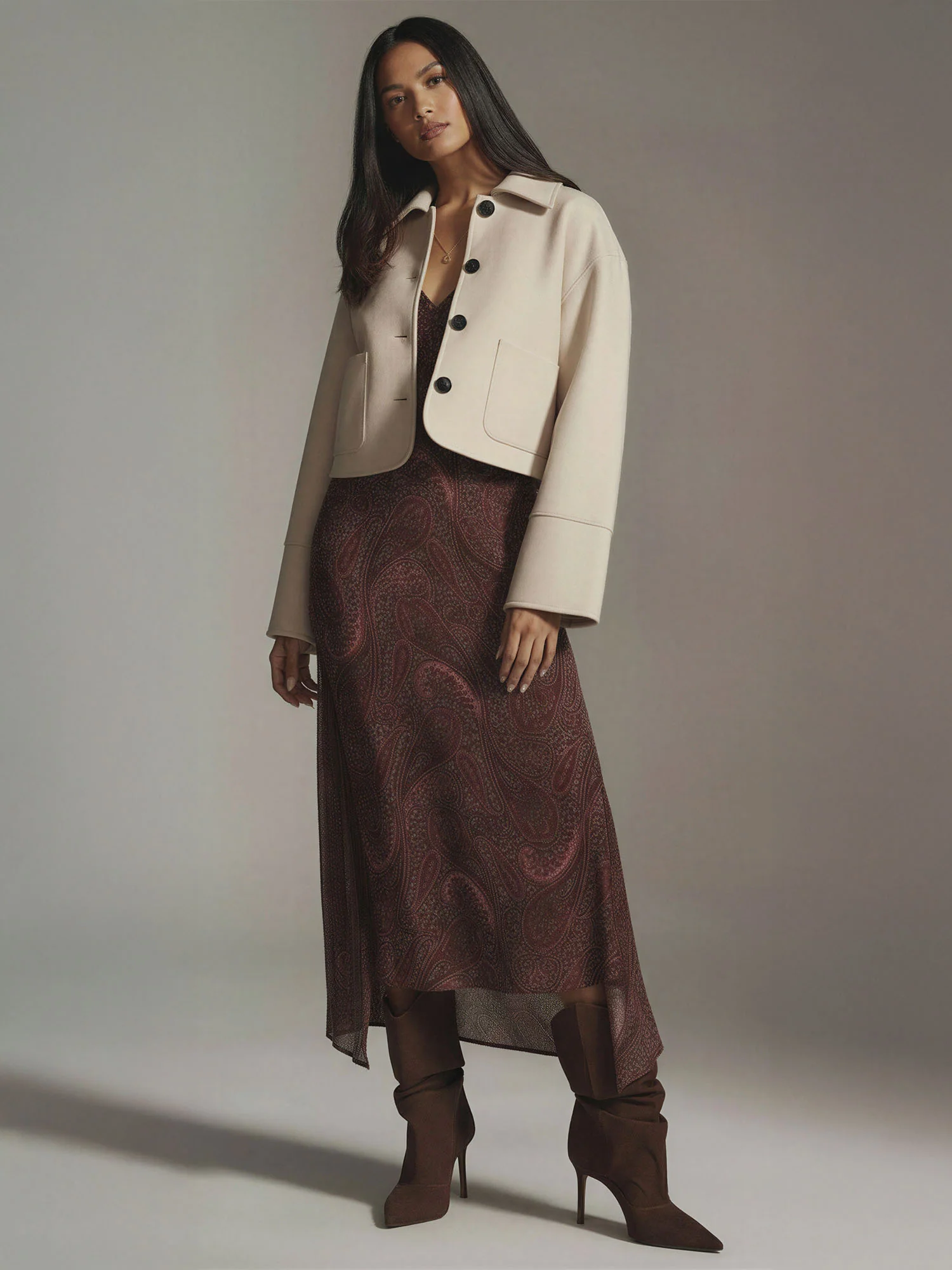 Suede Button Up Jacket - Image 4