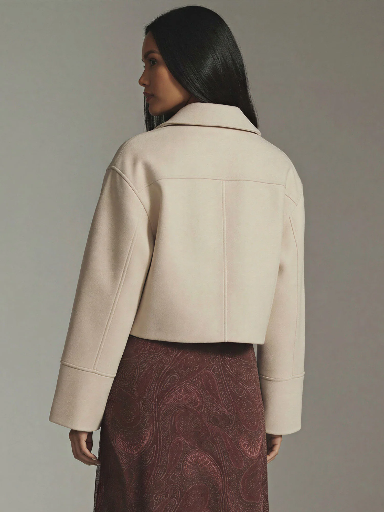 Suede Button Up Jacket - Image 5