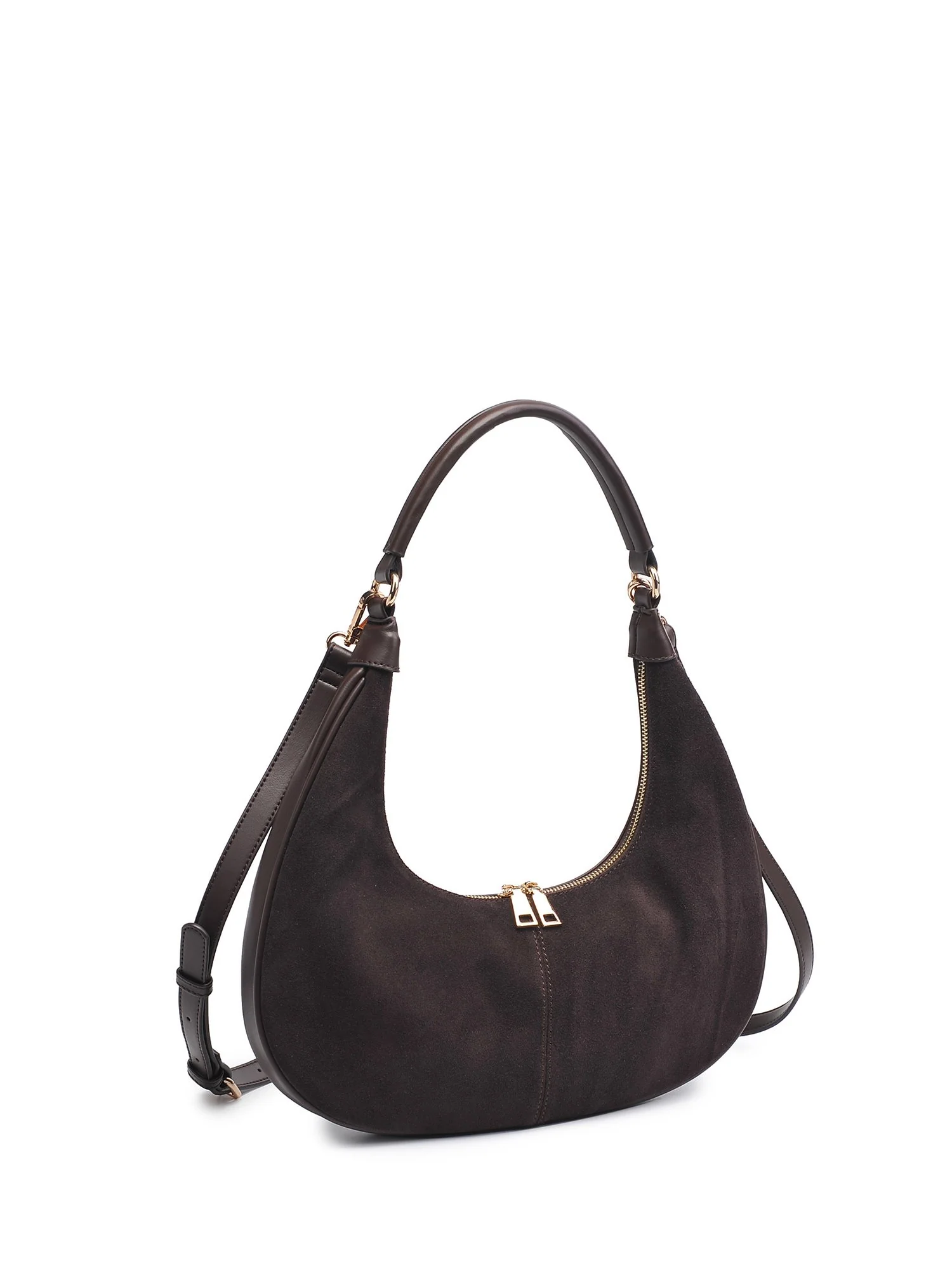 Moda Luxe Suede Front Baguette Shoulder Bag - Brands We Love - Image 3