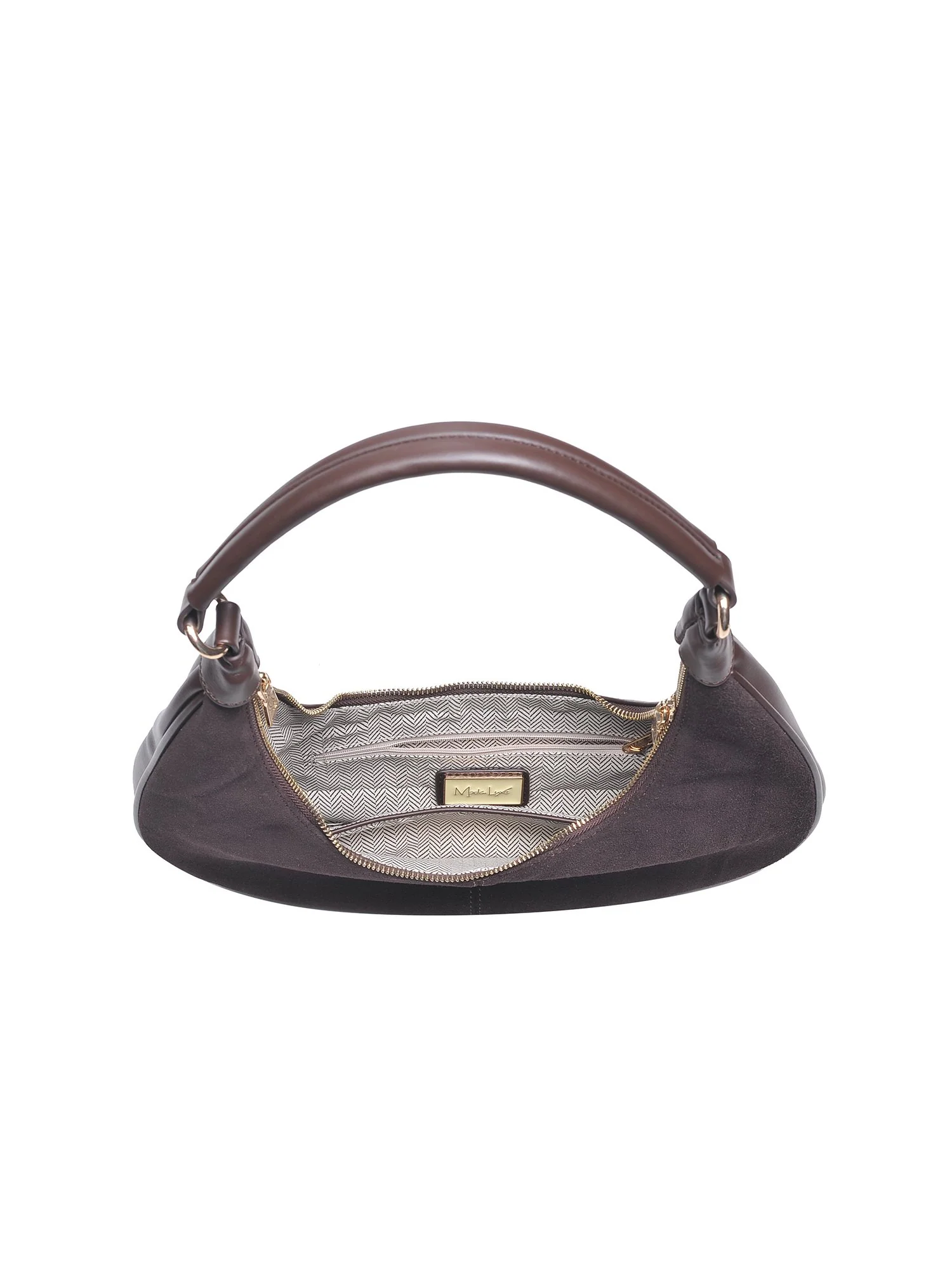 Moda Luxe Suede Front Baguette Shoulder Bag - Brands We Love - Image 5