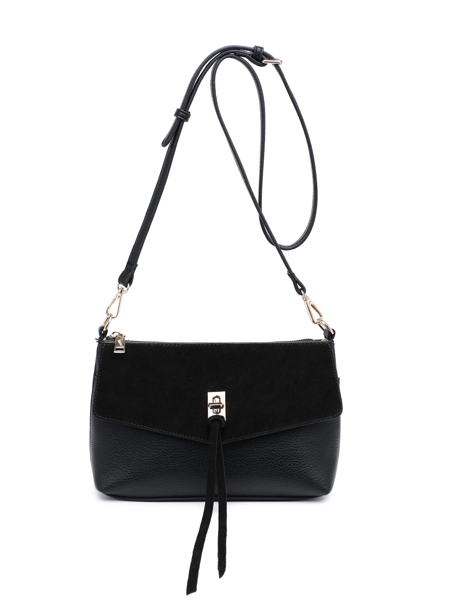 Moda Luxe Suede Front Turnlock Crossbody - Brands We Love - Image 2
