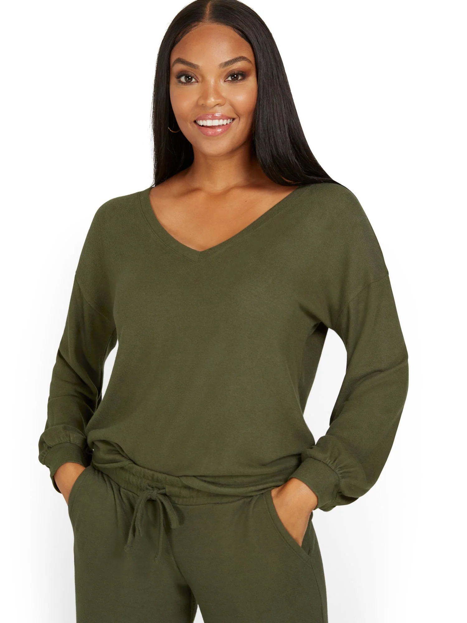 Super-Soft Balloon-Sleeve Pullover - Image 5