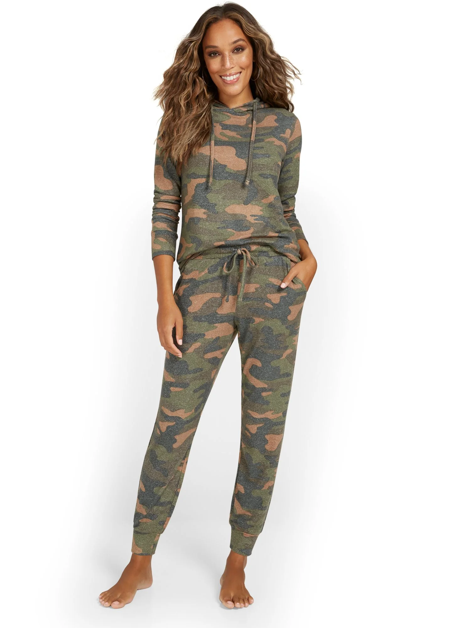 Super-Soft Knit Jogger Pant - Camo-Print - Image 3
