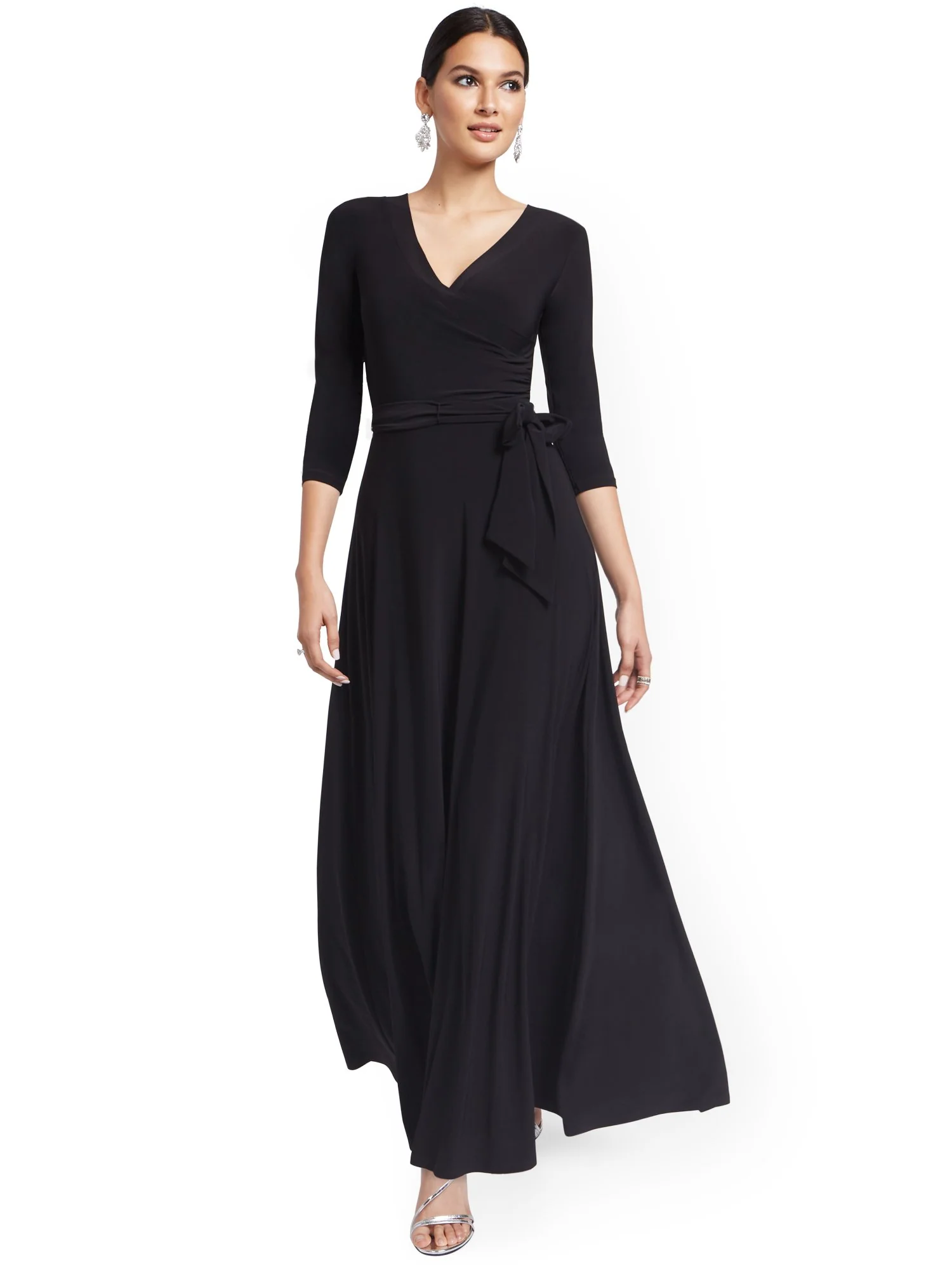 Surplice Maxi Dress