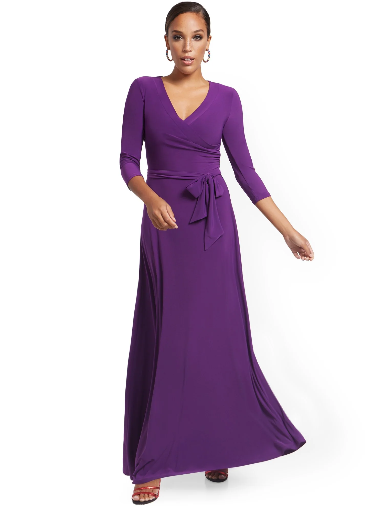 Surplice Maxi Dress - Image 6