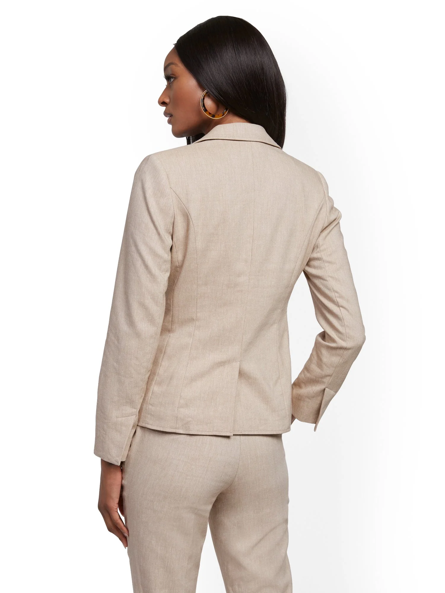 Sutton Jacket - Linen Blend - 7th Avenue - Image 3