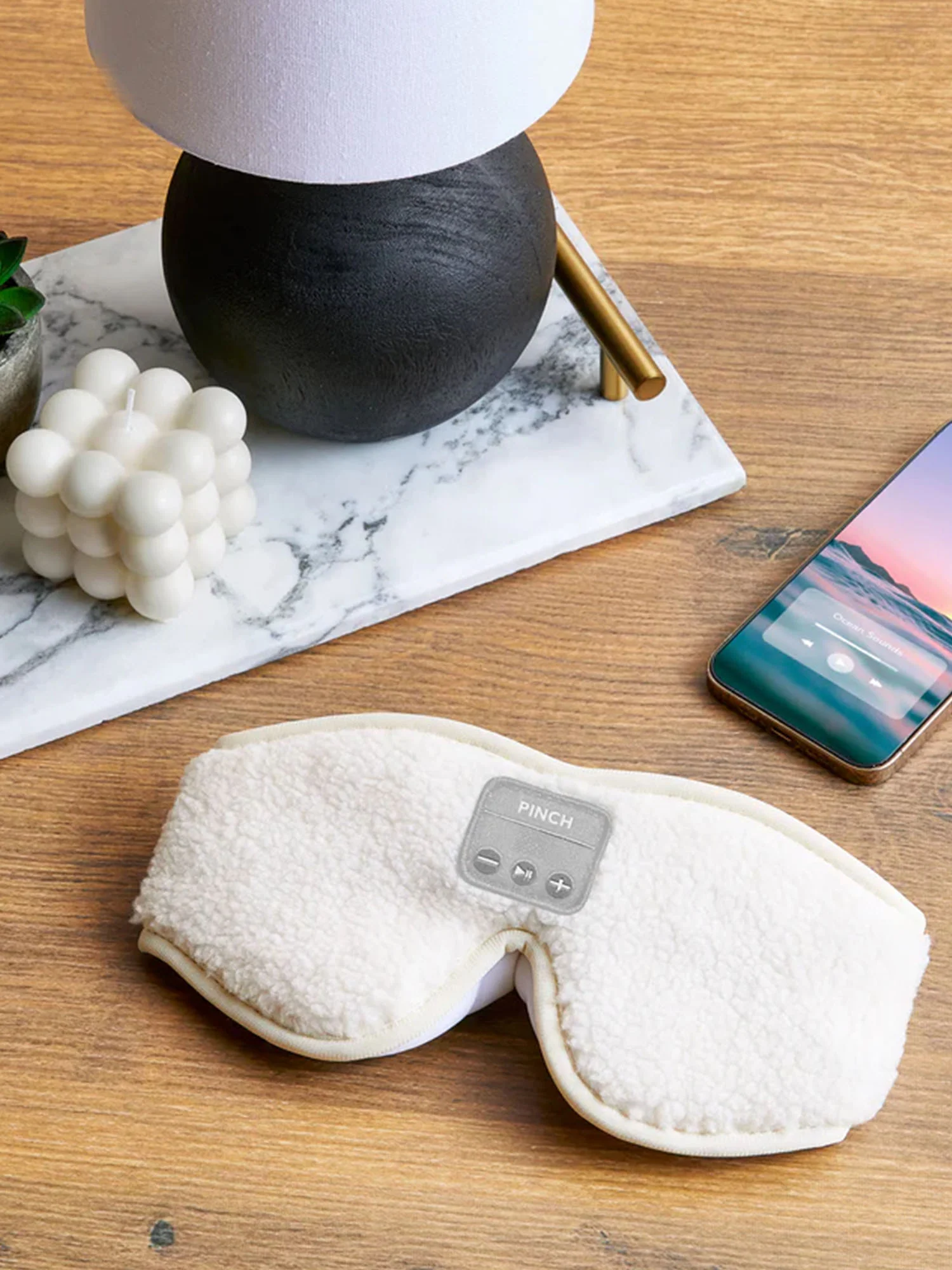 Sweet Sreams Sherpa SleepMask with Built-In Wireless Headphones - Pinch Provisions - Image 2