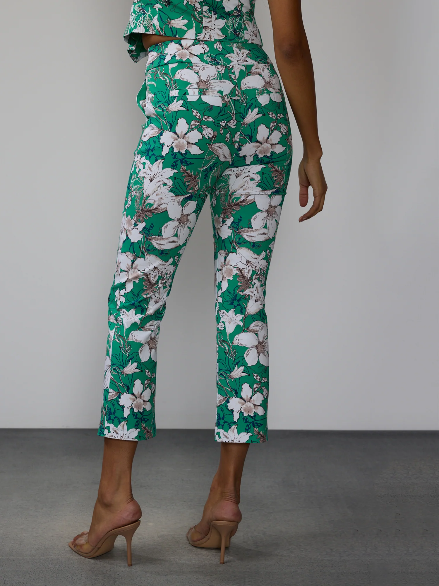 Tall Printed Bengaline Pull-On Whitney Slim Pant - Image 3
