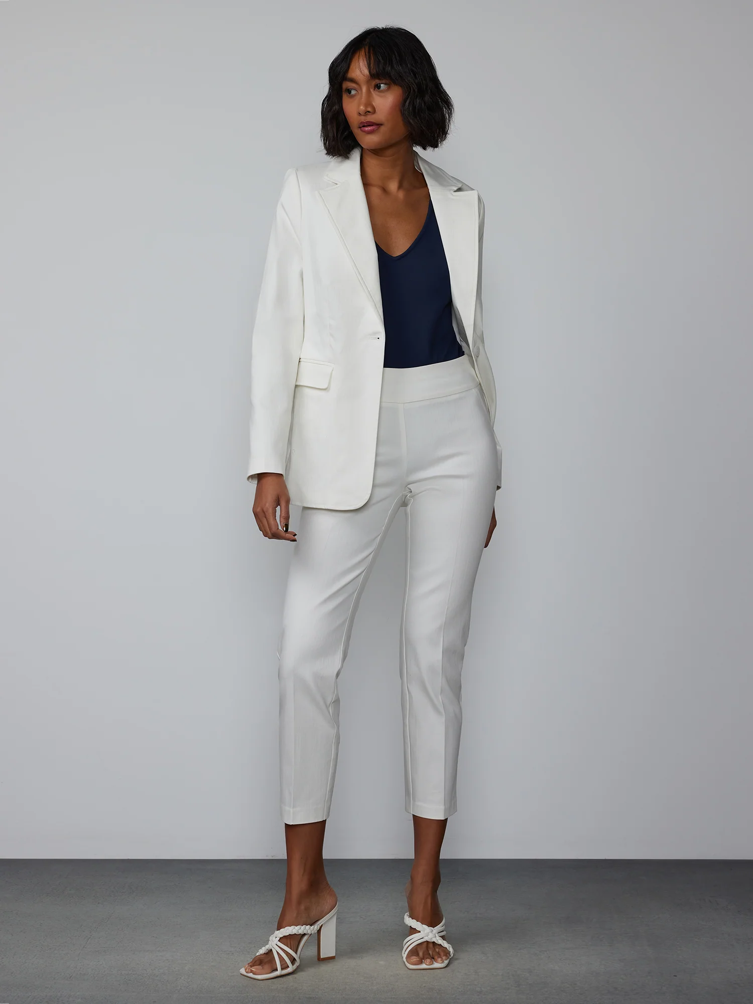 Tall High Rise Seamed Ankle Pant