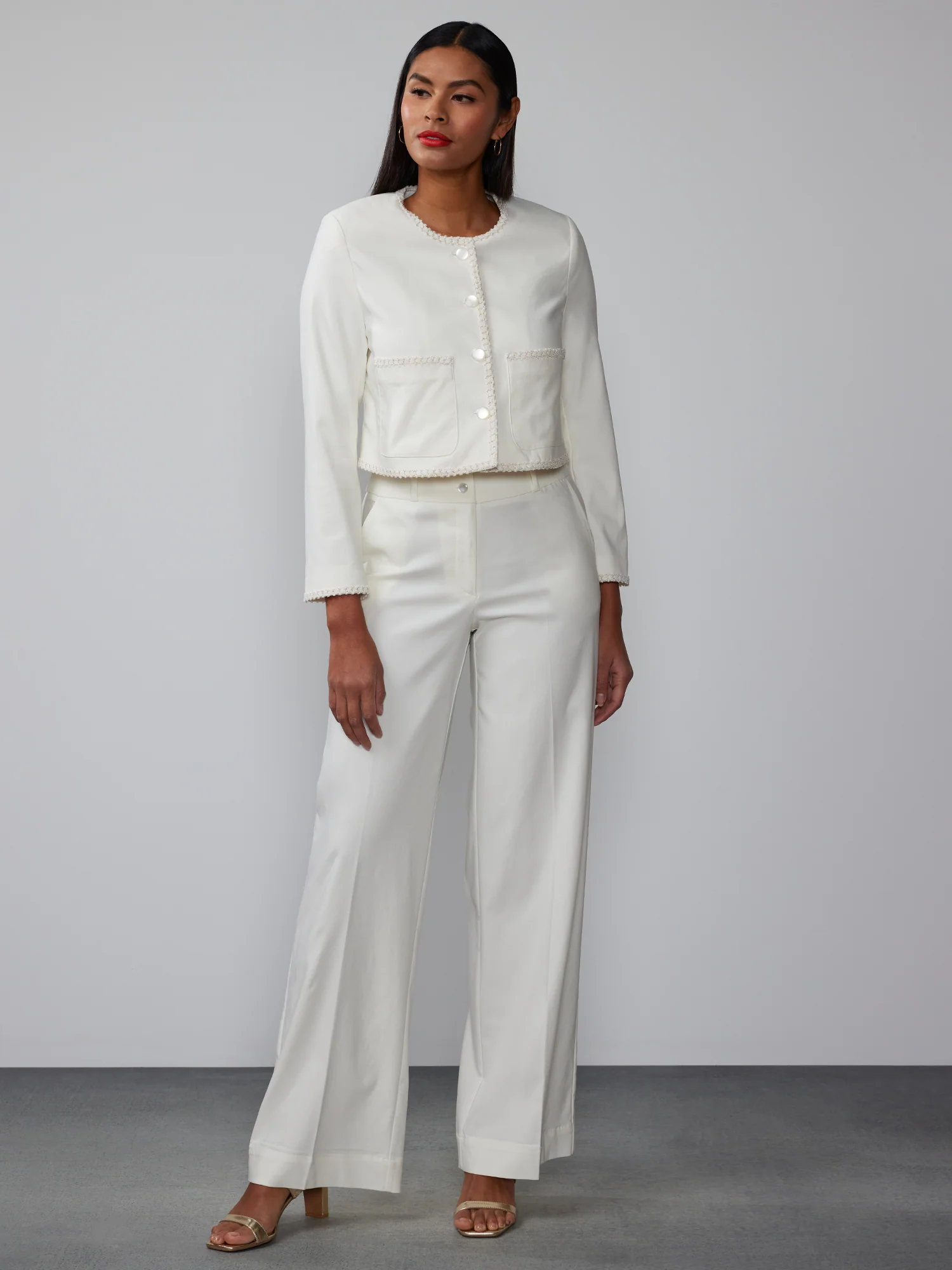Tall Wide Leg Tie Waist Pant - Image 4