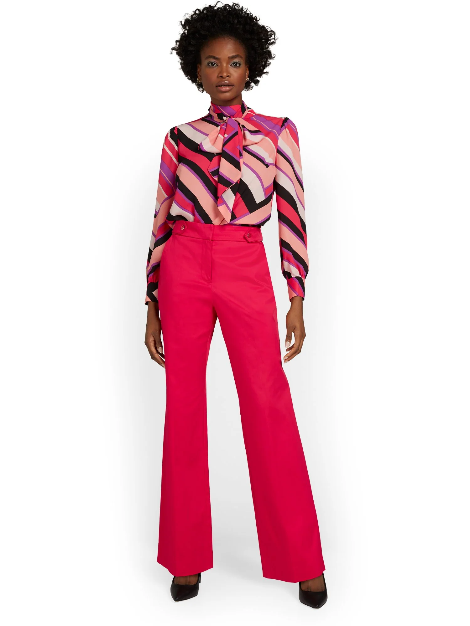 Tab-Waist Wide-Leg Pant - Image 5