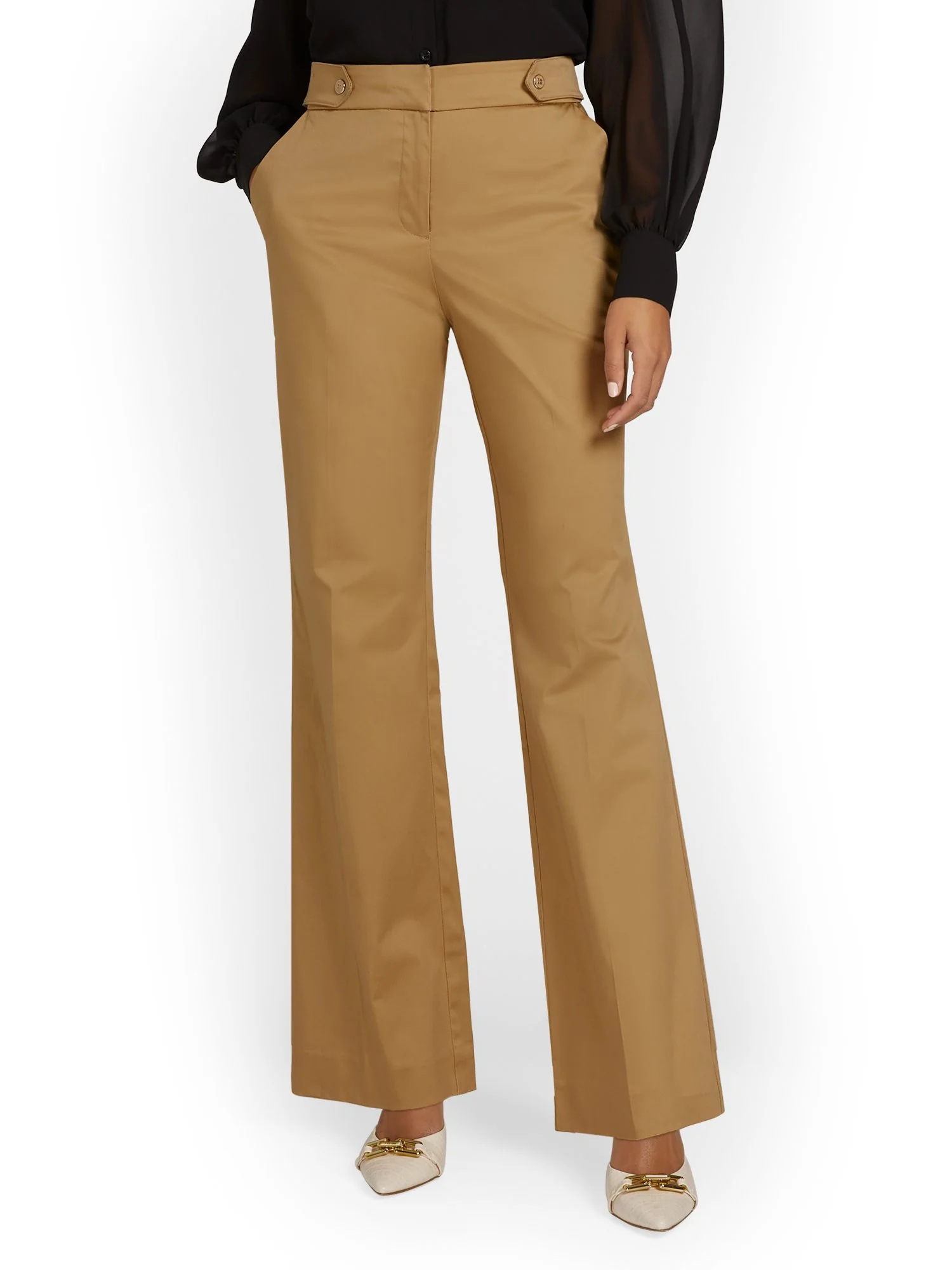 Tab-Waist Wide-Leg Pant - Image 7