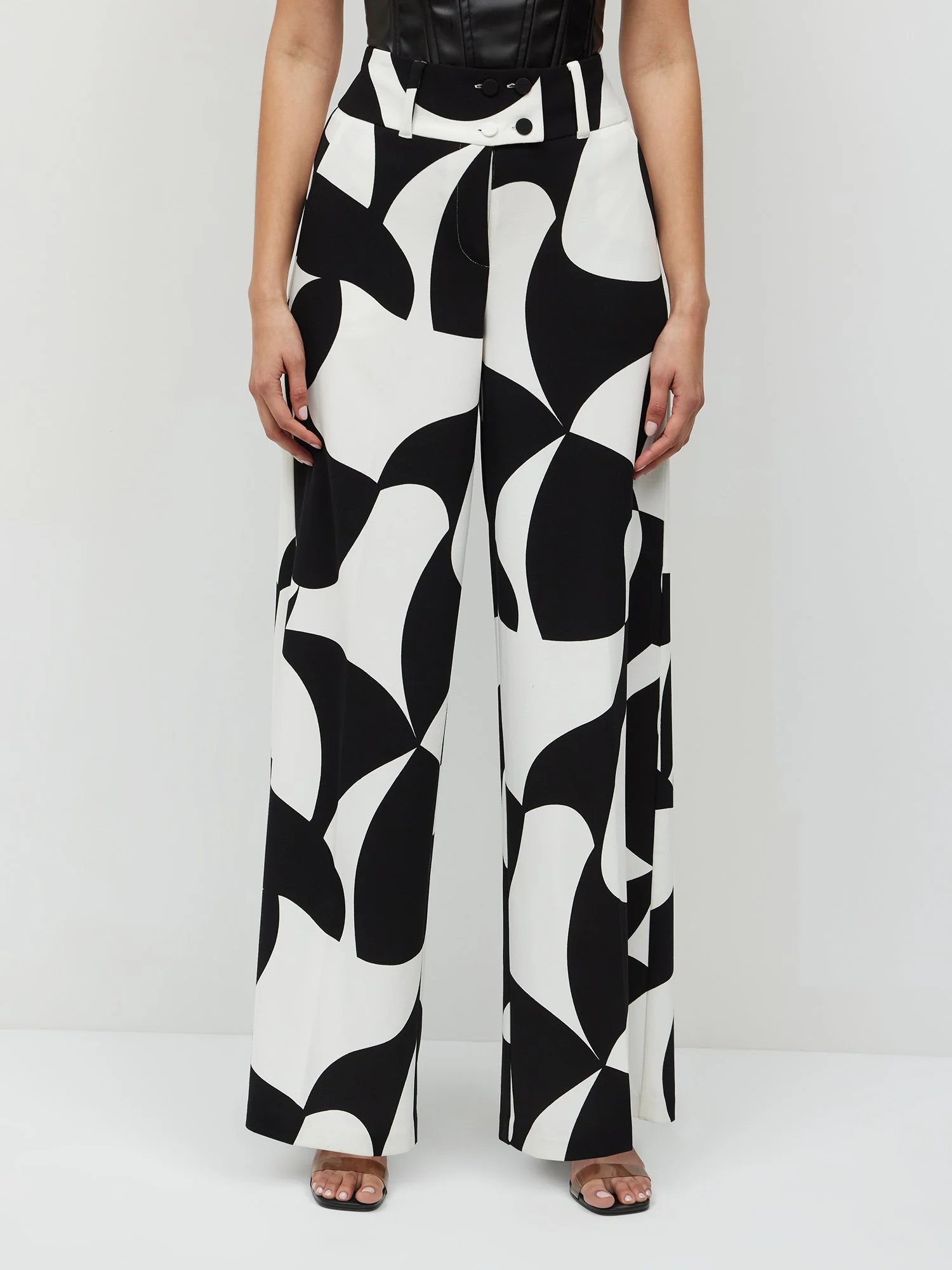 Tall Abstract-Print Wide-Leg Pant - Image 6