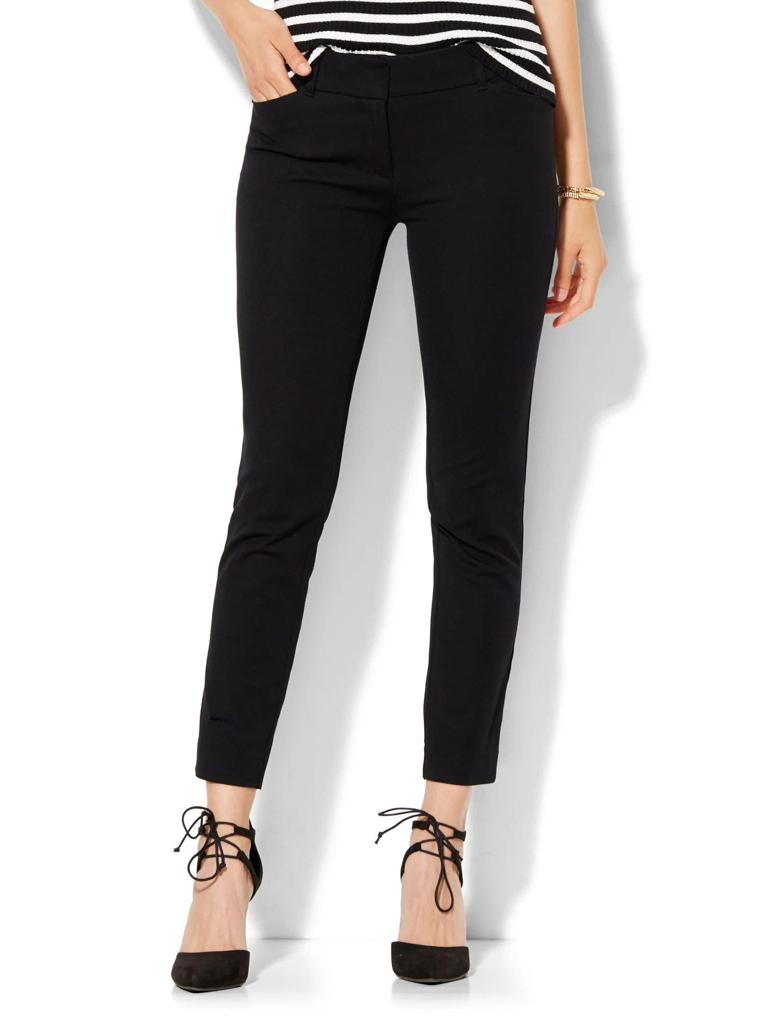 Tall Audrey Ankle Pant - Solid - Image 2