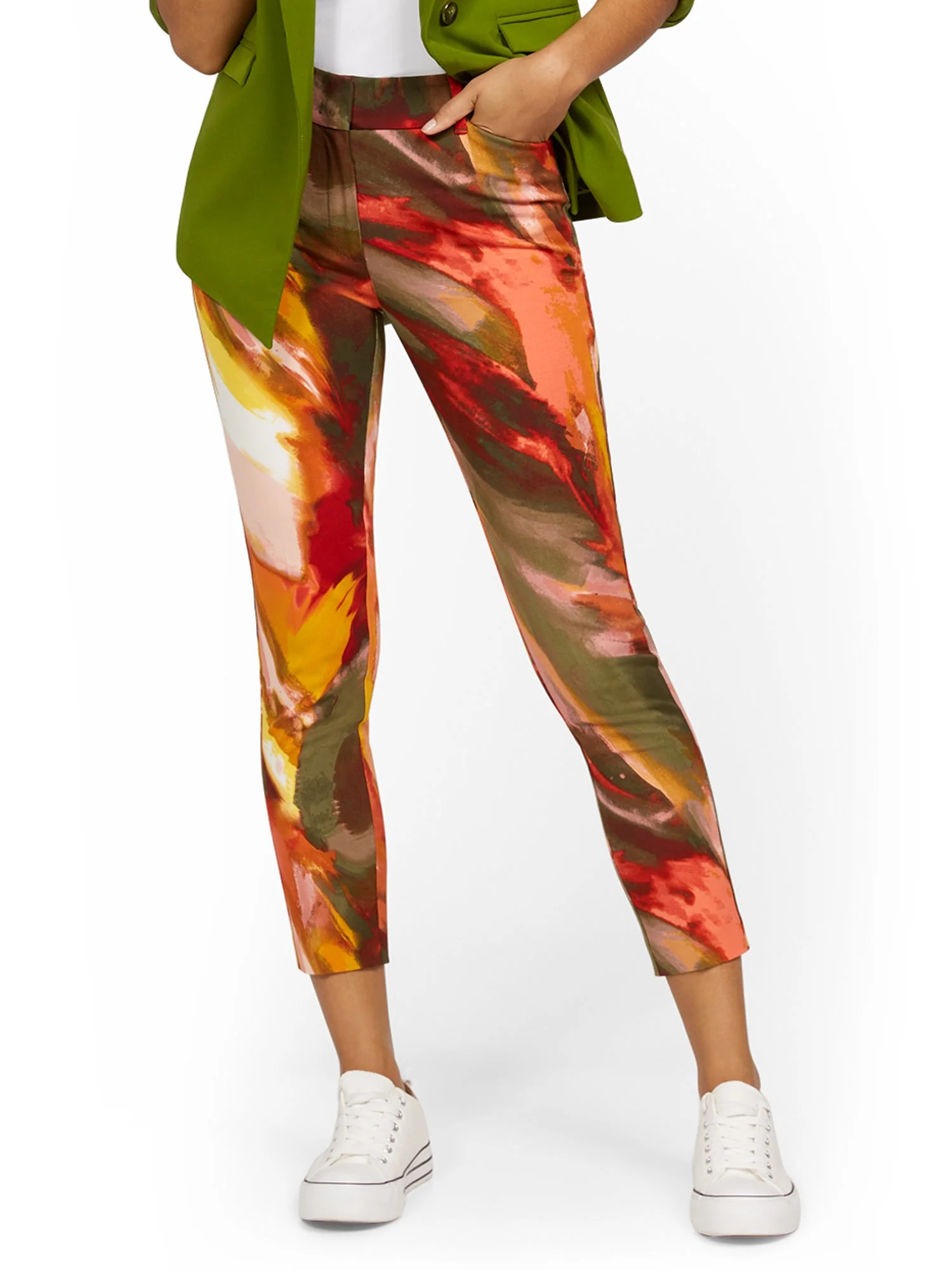 Tall Audrey High-Waisted Ankle Pant - Hazy - Image 2