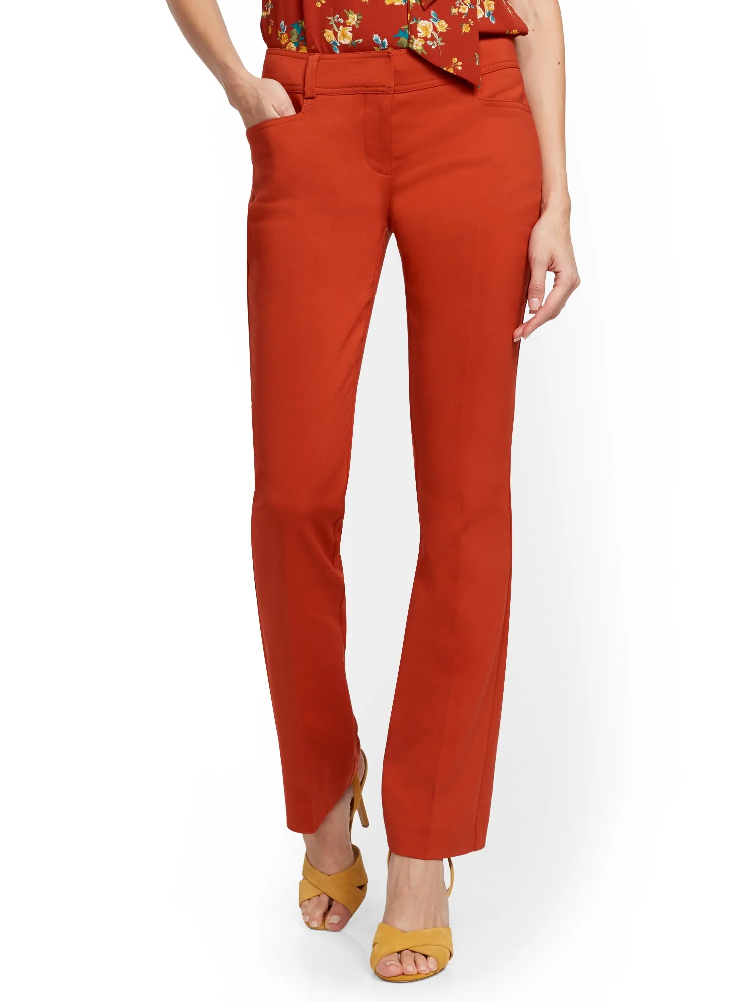Tall Bootcut Pant - Signature - All-Season Stretch - 7th Avenue - Image 5