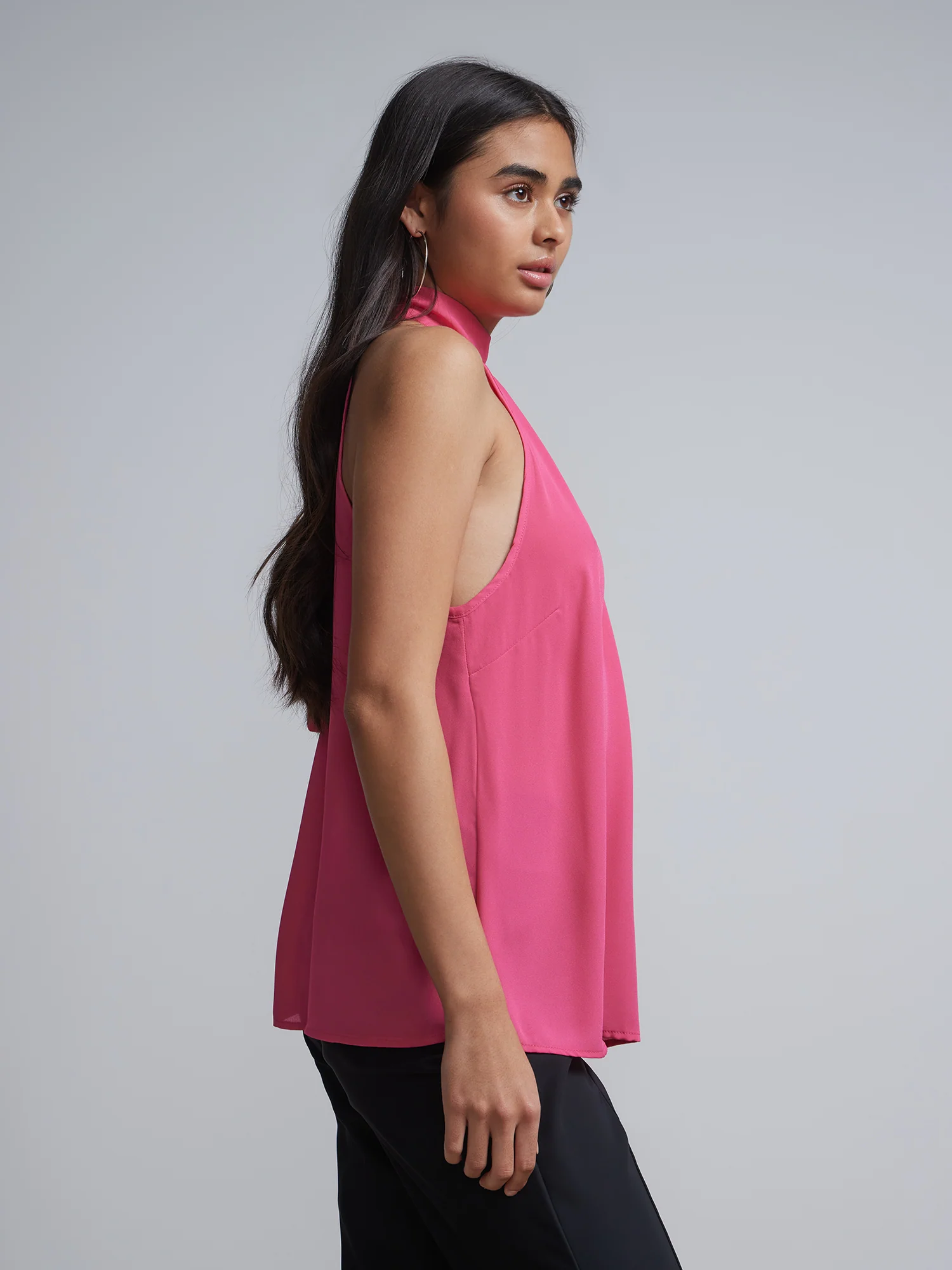 Tall Bow-Neck Halterneck Blouse - Image 12