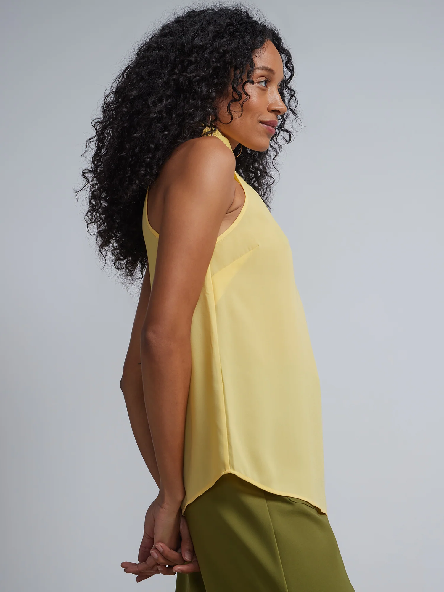 Tall Bow-Neck Halterneck Blouse - Image 2