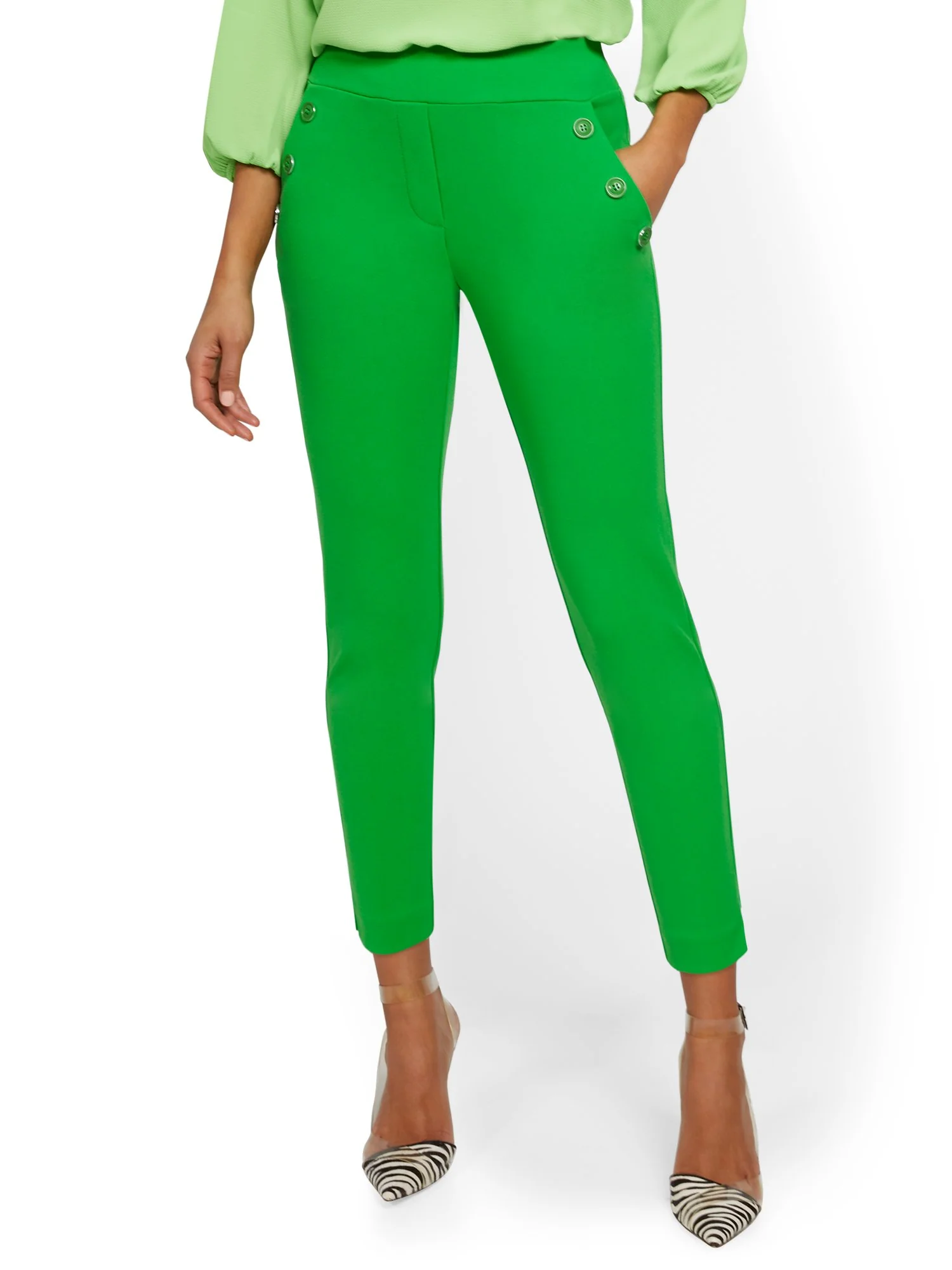Tall Button-Pocket Ankle Pant - Image 6
