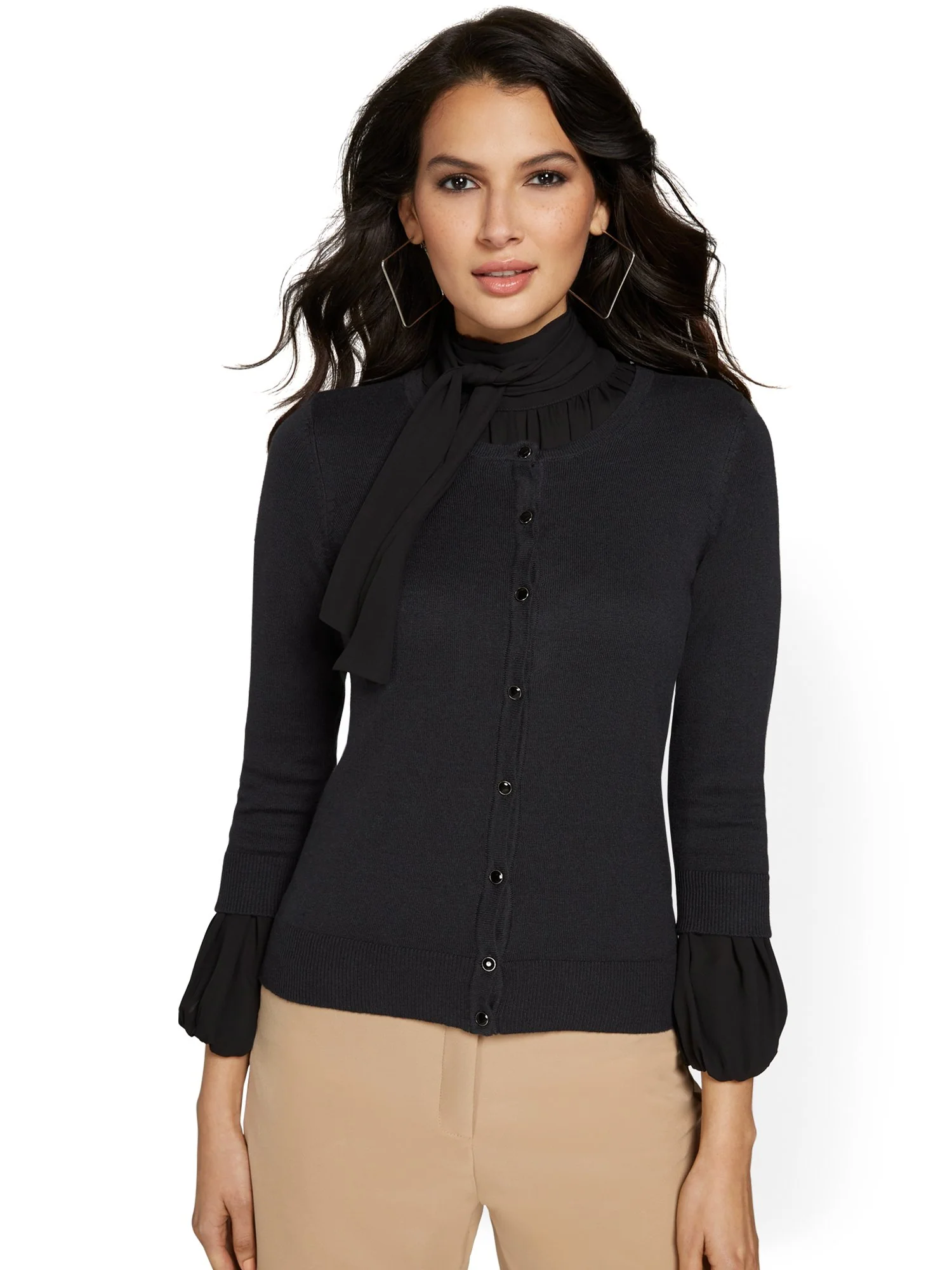 Tall Chelsea Crewneck Cardigan - Image 2