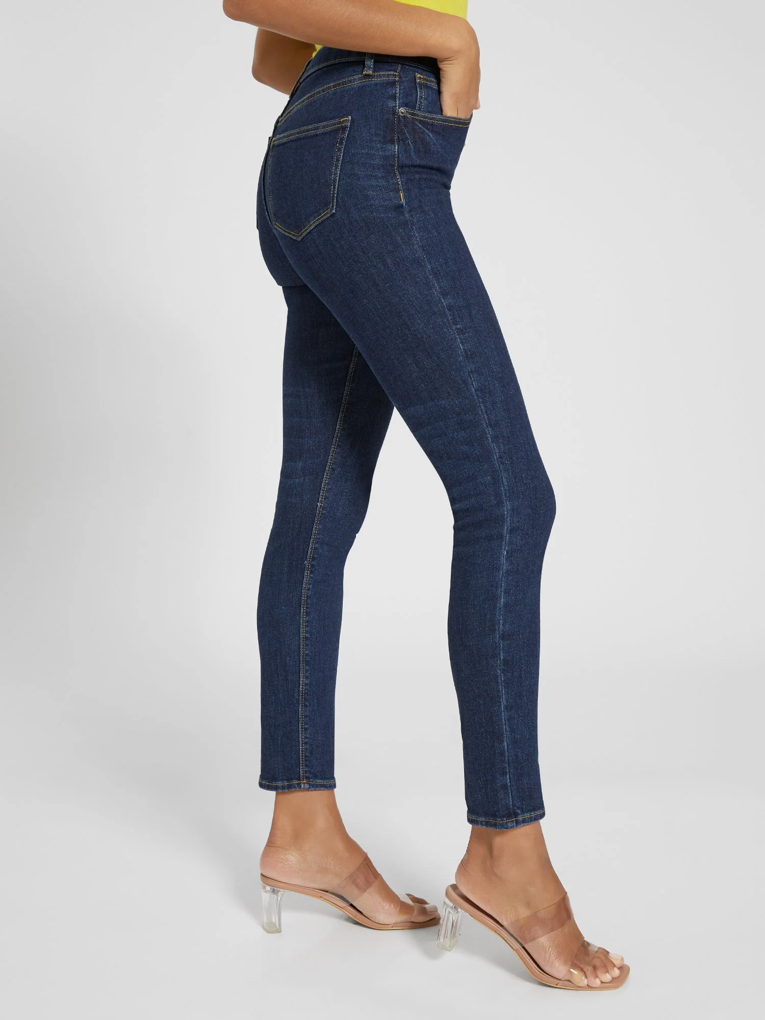 Tall Essential High-Waisted Skinny Jeans - Dark Wash - Image 4