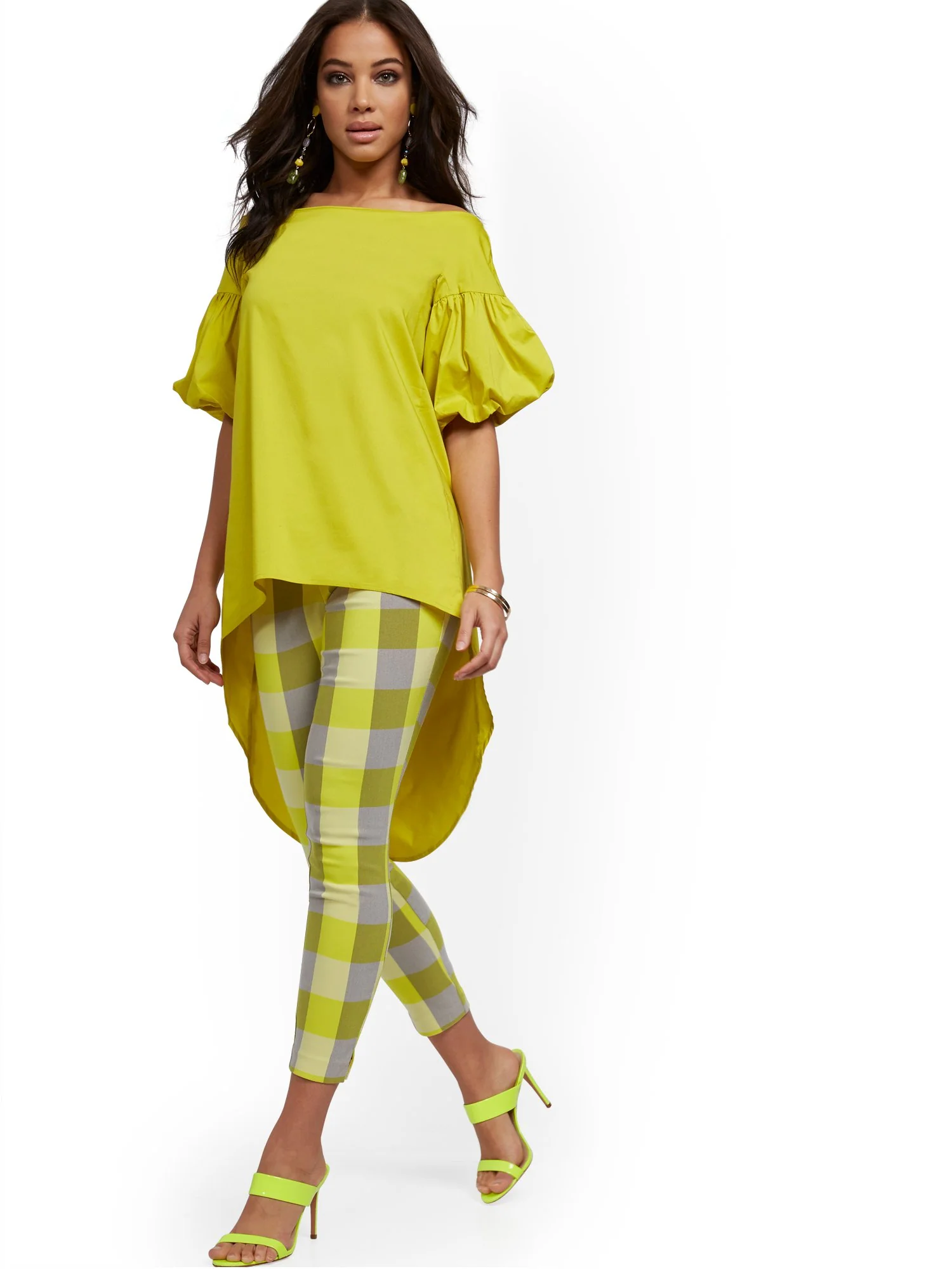 Tall Hi-Lo Poplin Tunic Shirt