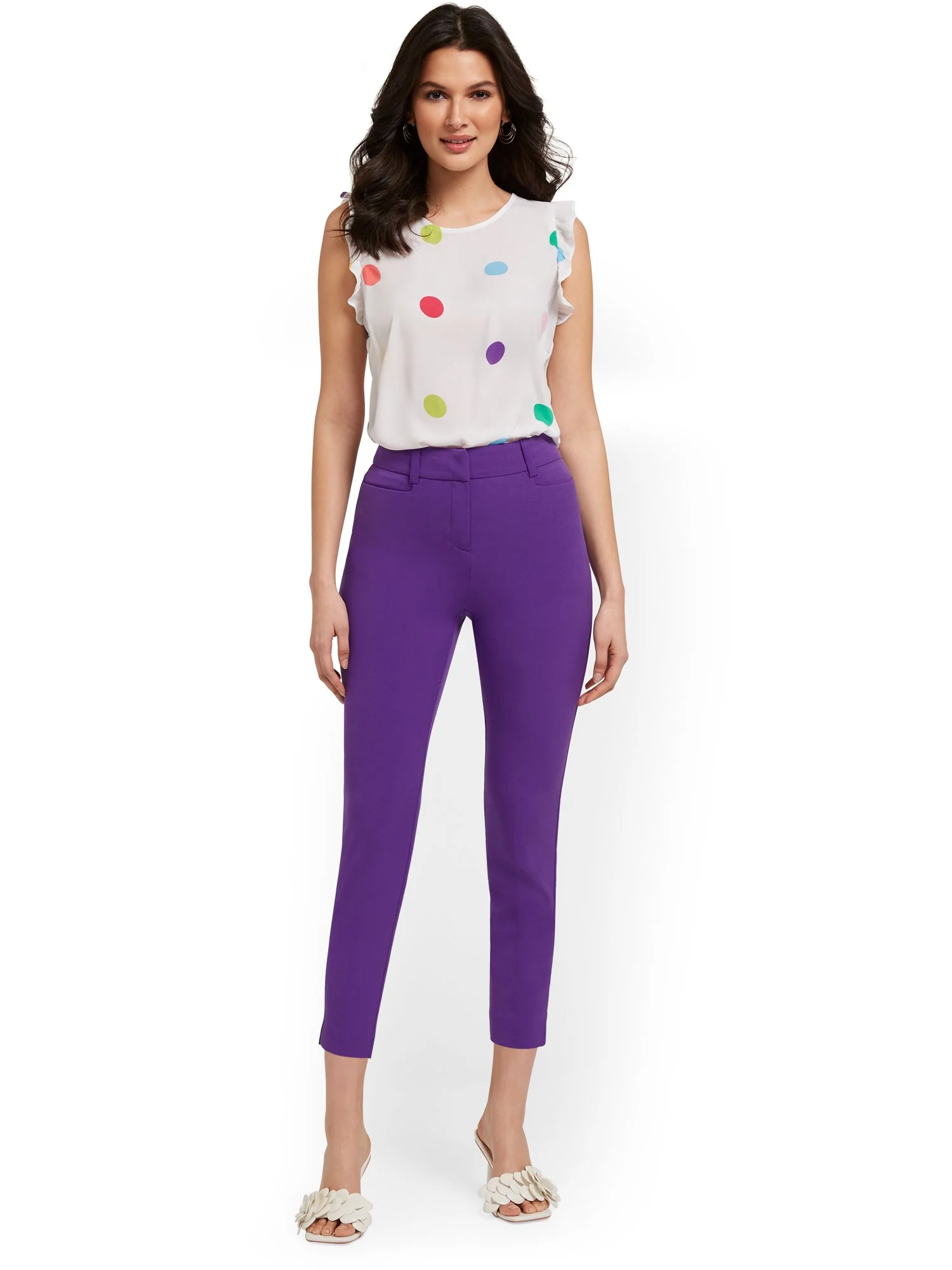 Tall High-Waisted Capri Pant - Essential Stretch - Image 40