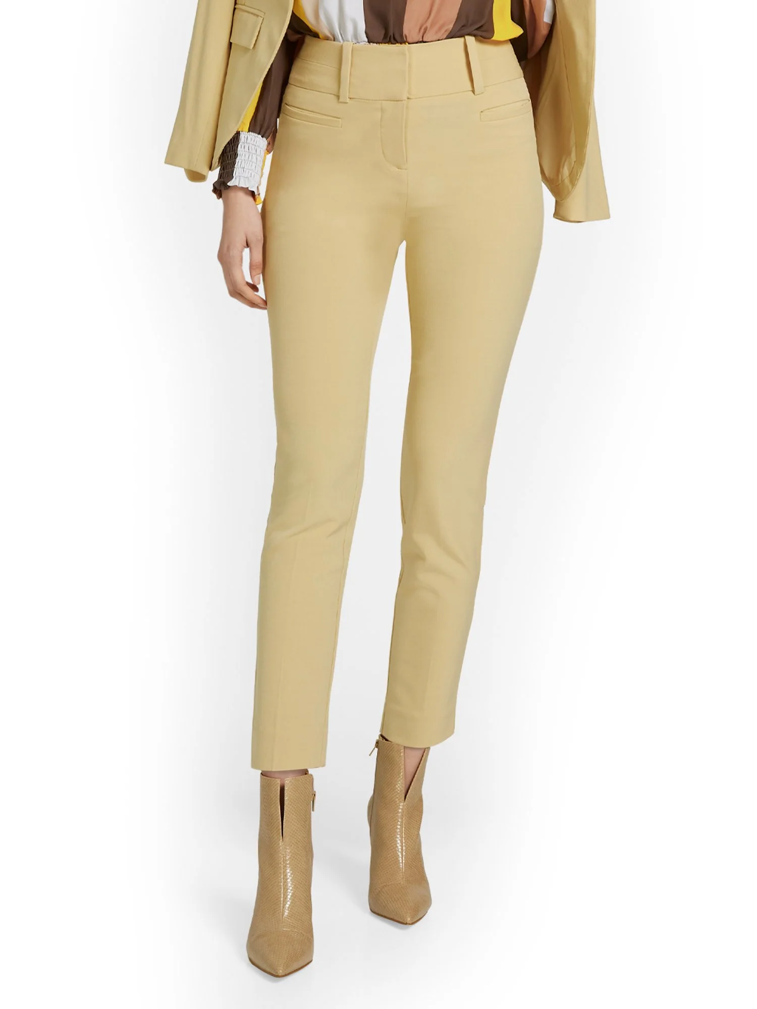 Tall High-Waisted Modern Fit Ankle Pant - Essential Stretch - Image 10