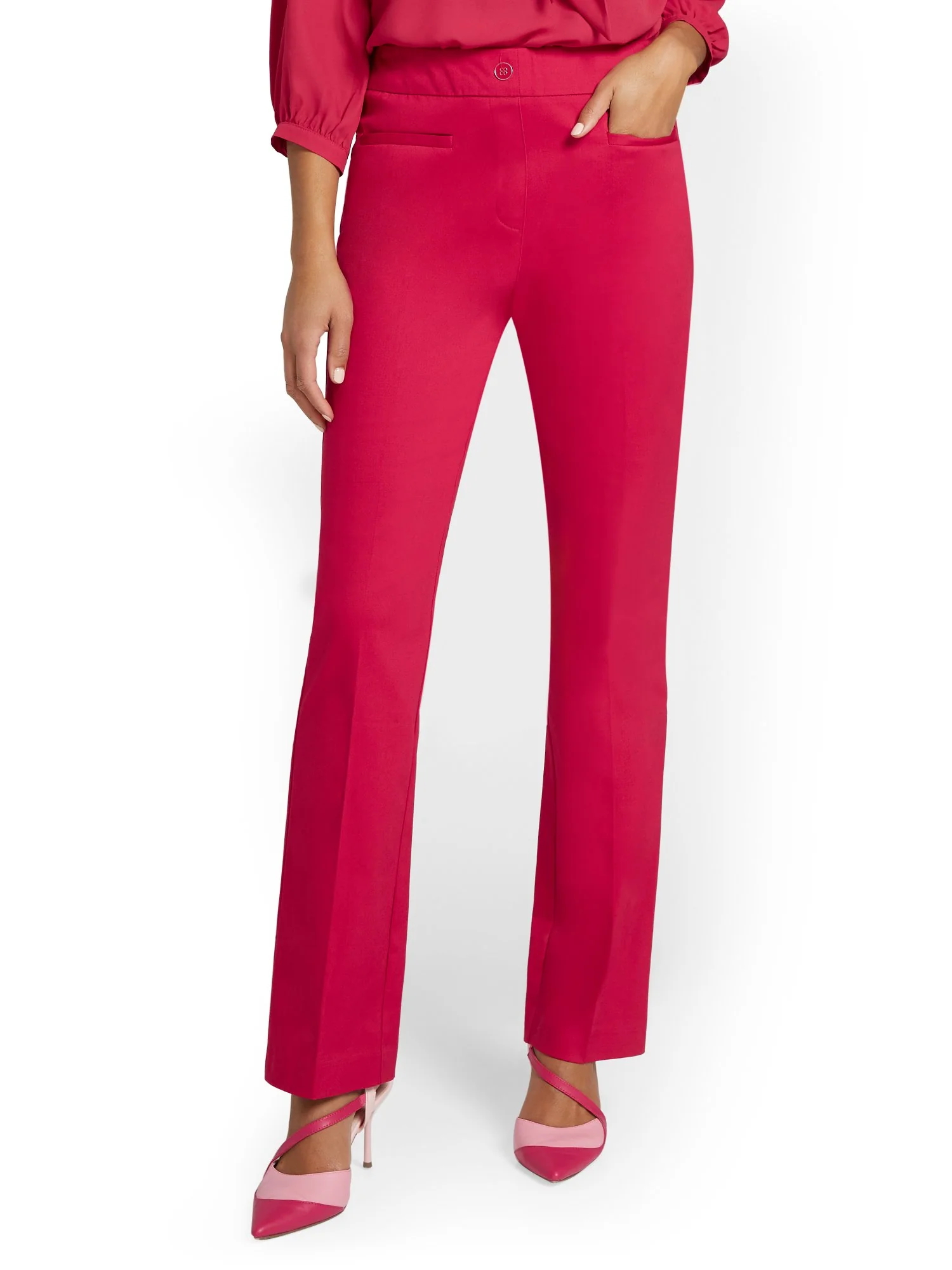 Tall High-Waisted Pull-On Bootcut Pant - NY&Chic Collection - Image 12