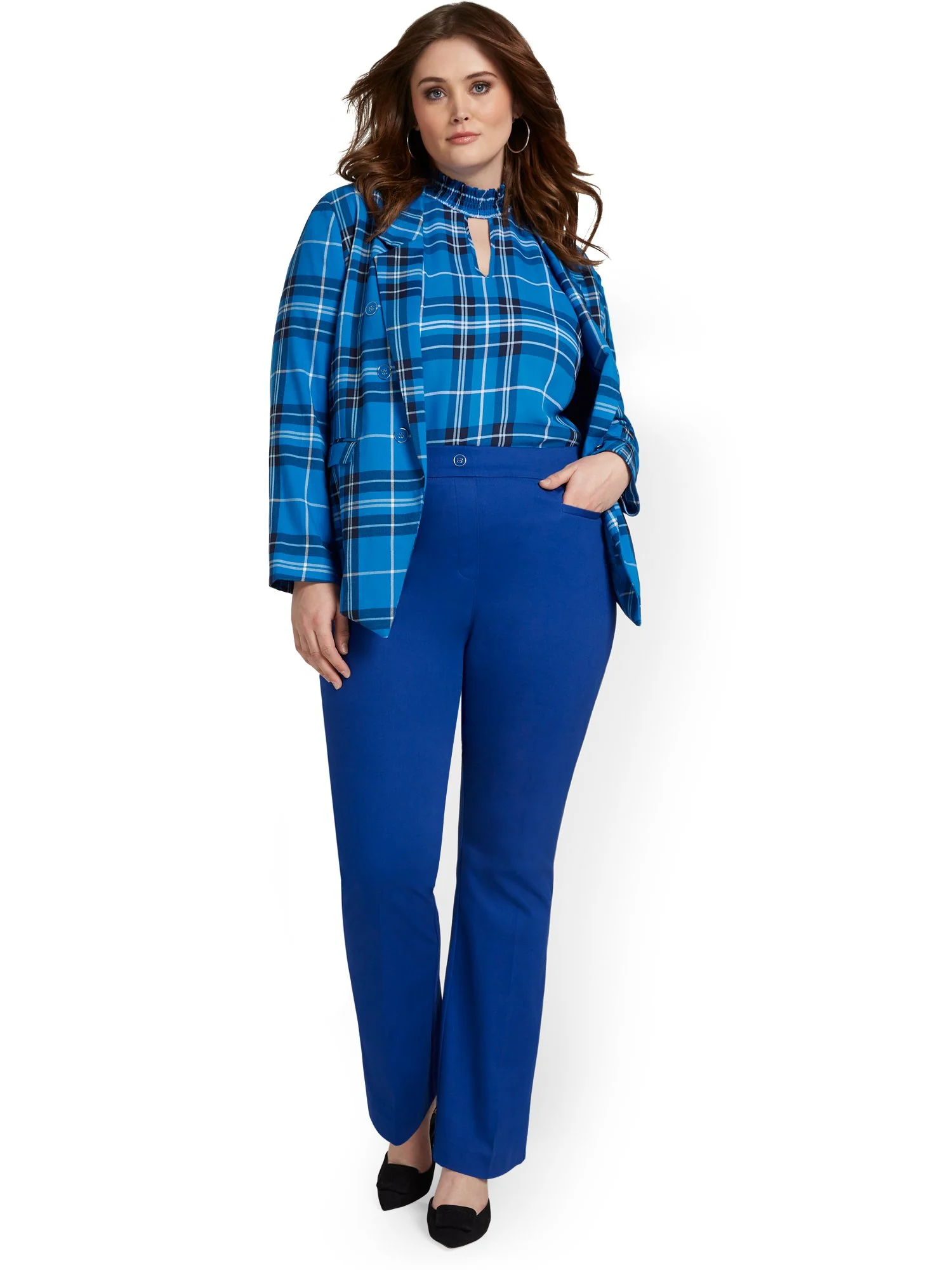 Tall High-Waisted Pull-On Bootcut Pant - NY&Chic Collection - Image 18