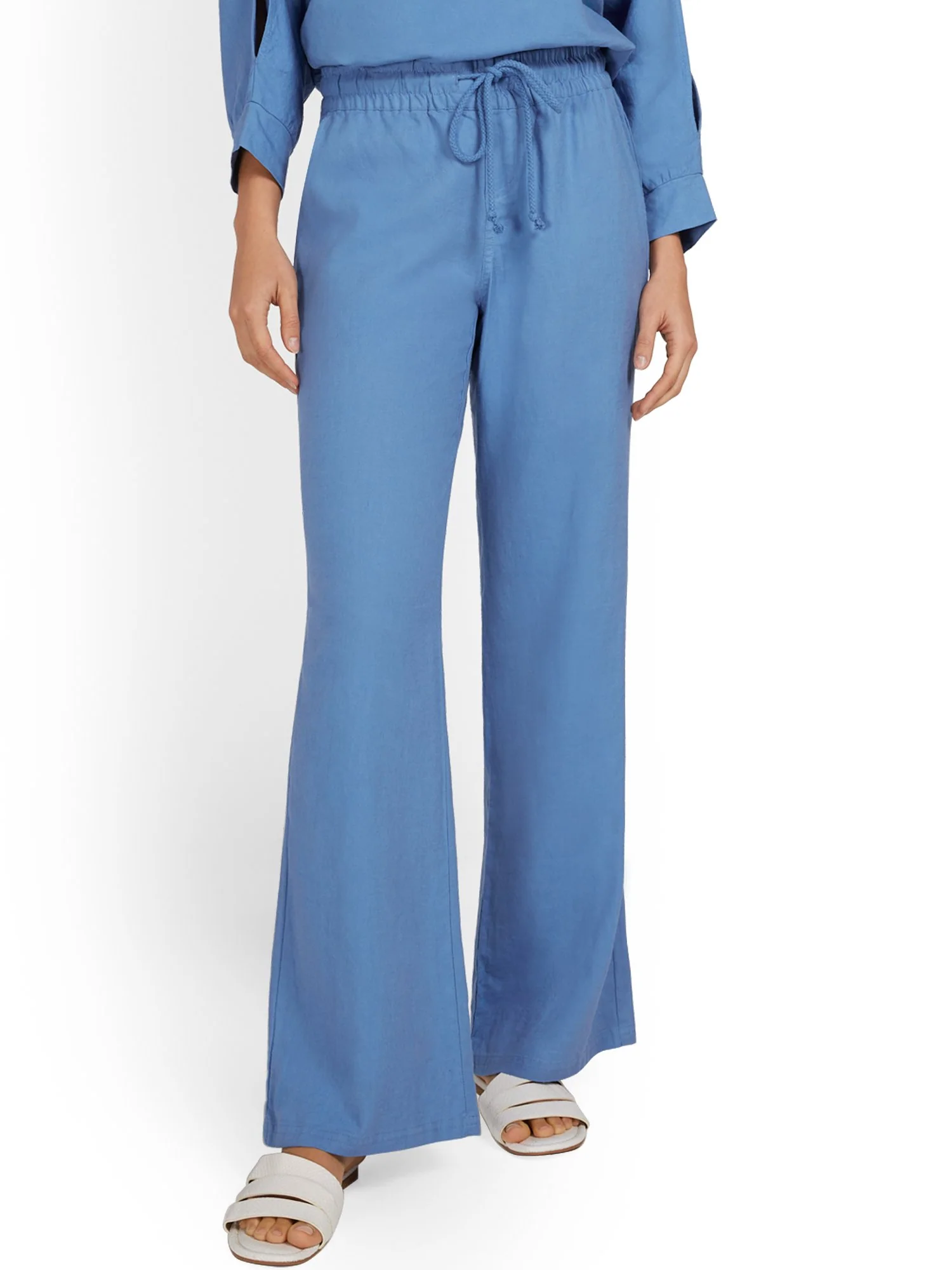 Tall Linen-Blend High-Waisted Drawstring Pant - Image 22