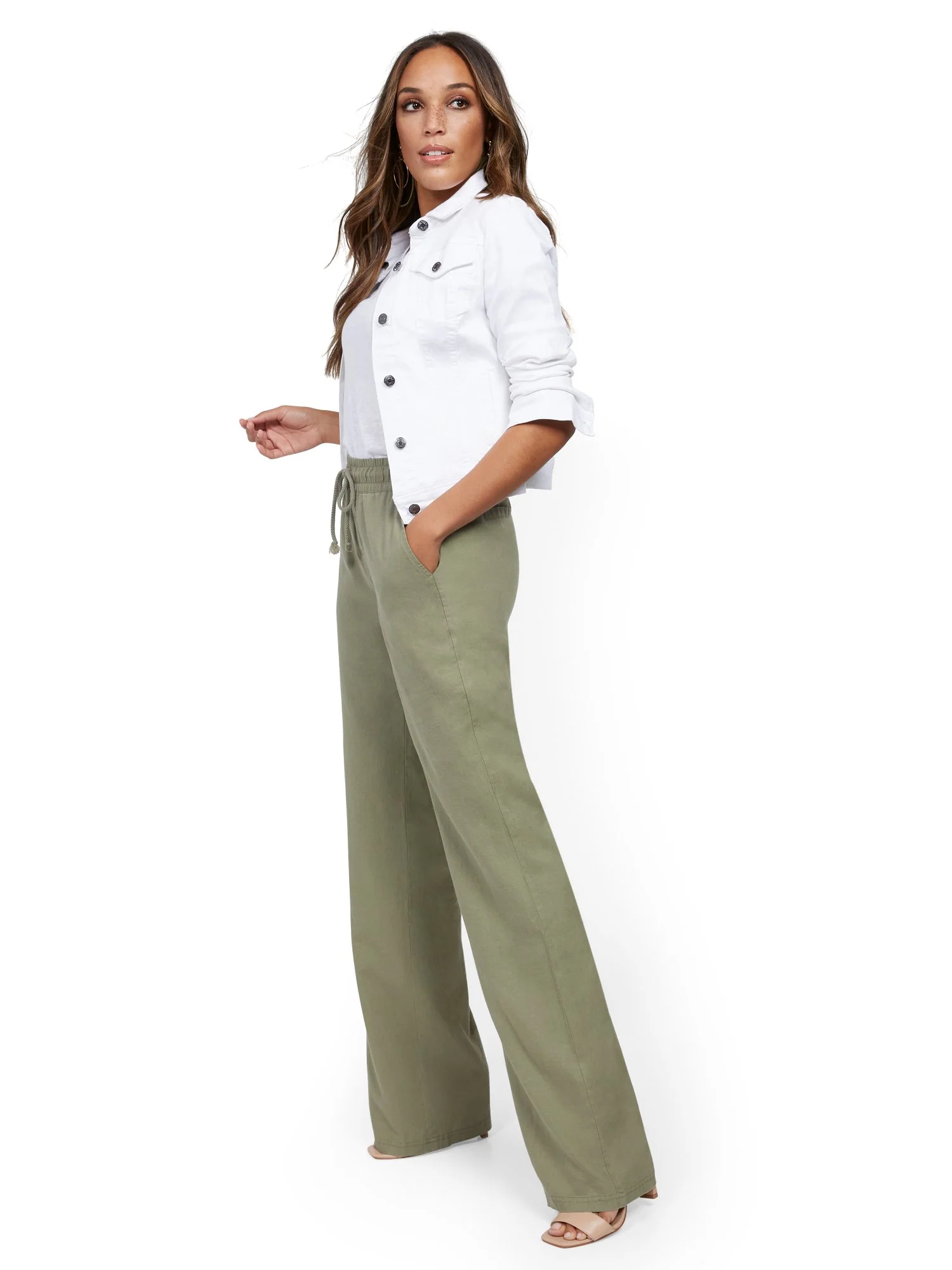 Tall Linen Wide-Leg Pant - Image 12