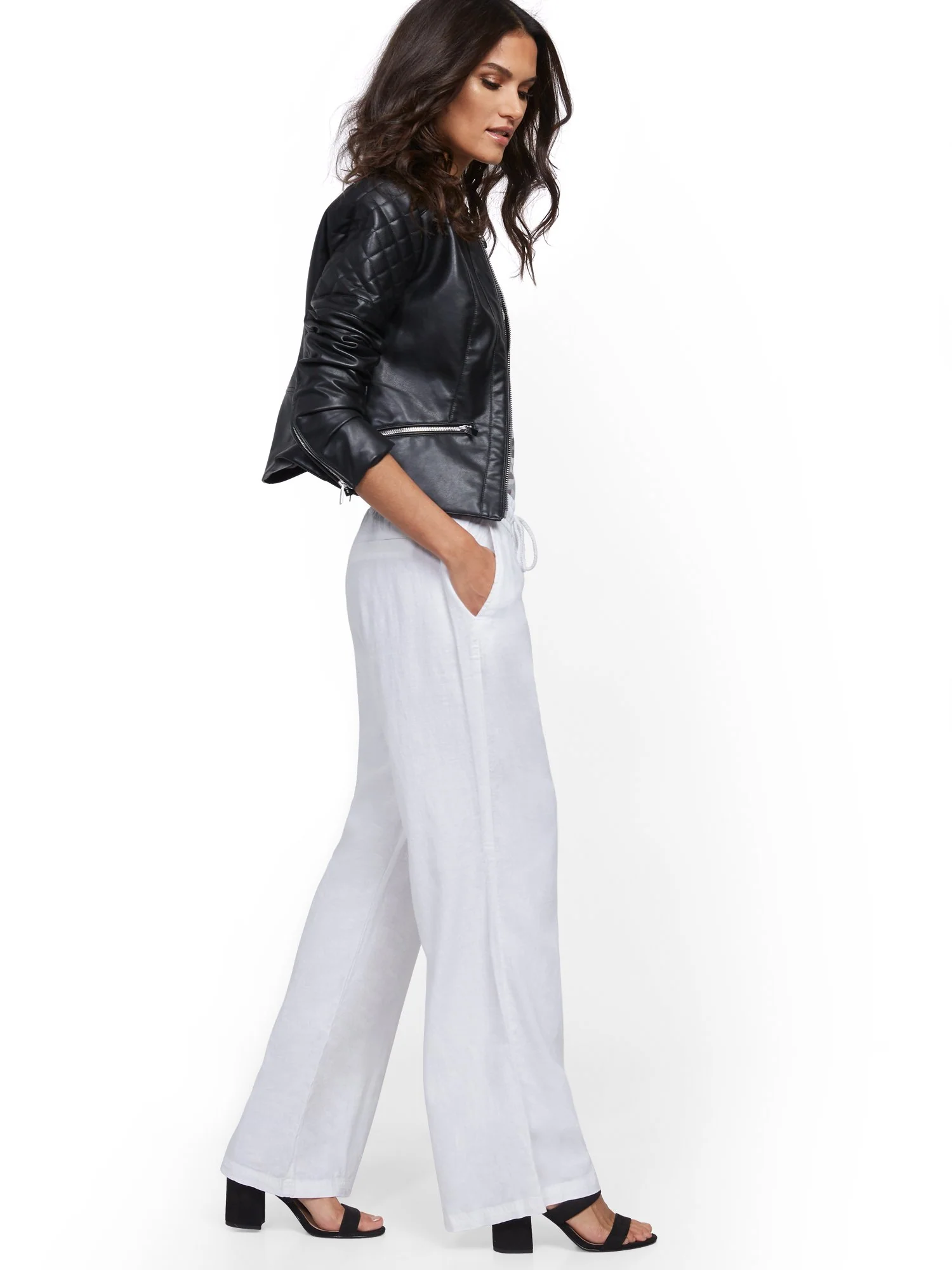 Tall Linen Wide-Leg Pant - Image 2