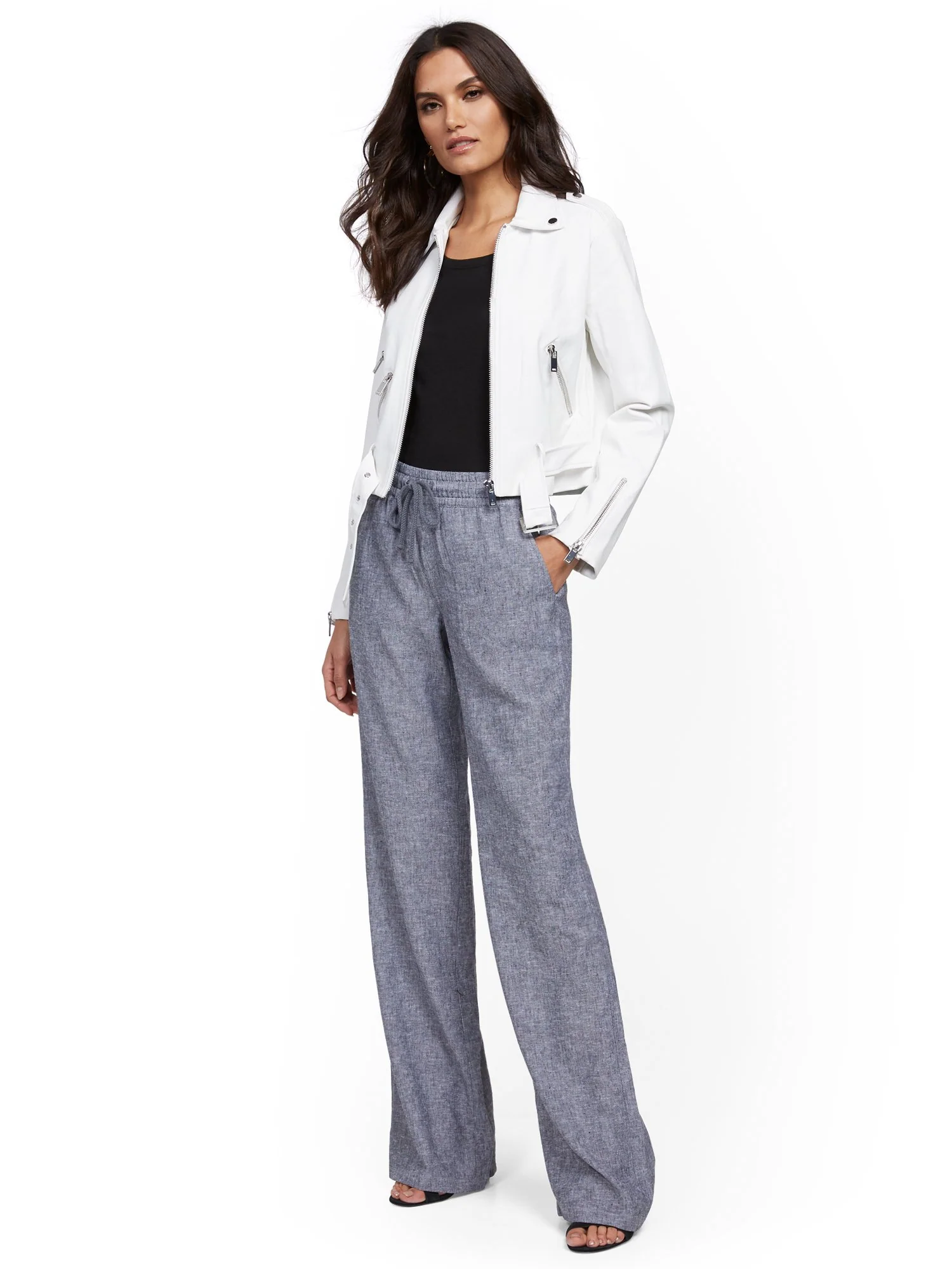 Tall Linen Wide-Leg Pant - Image 8