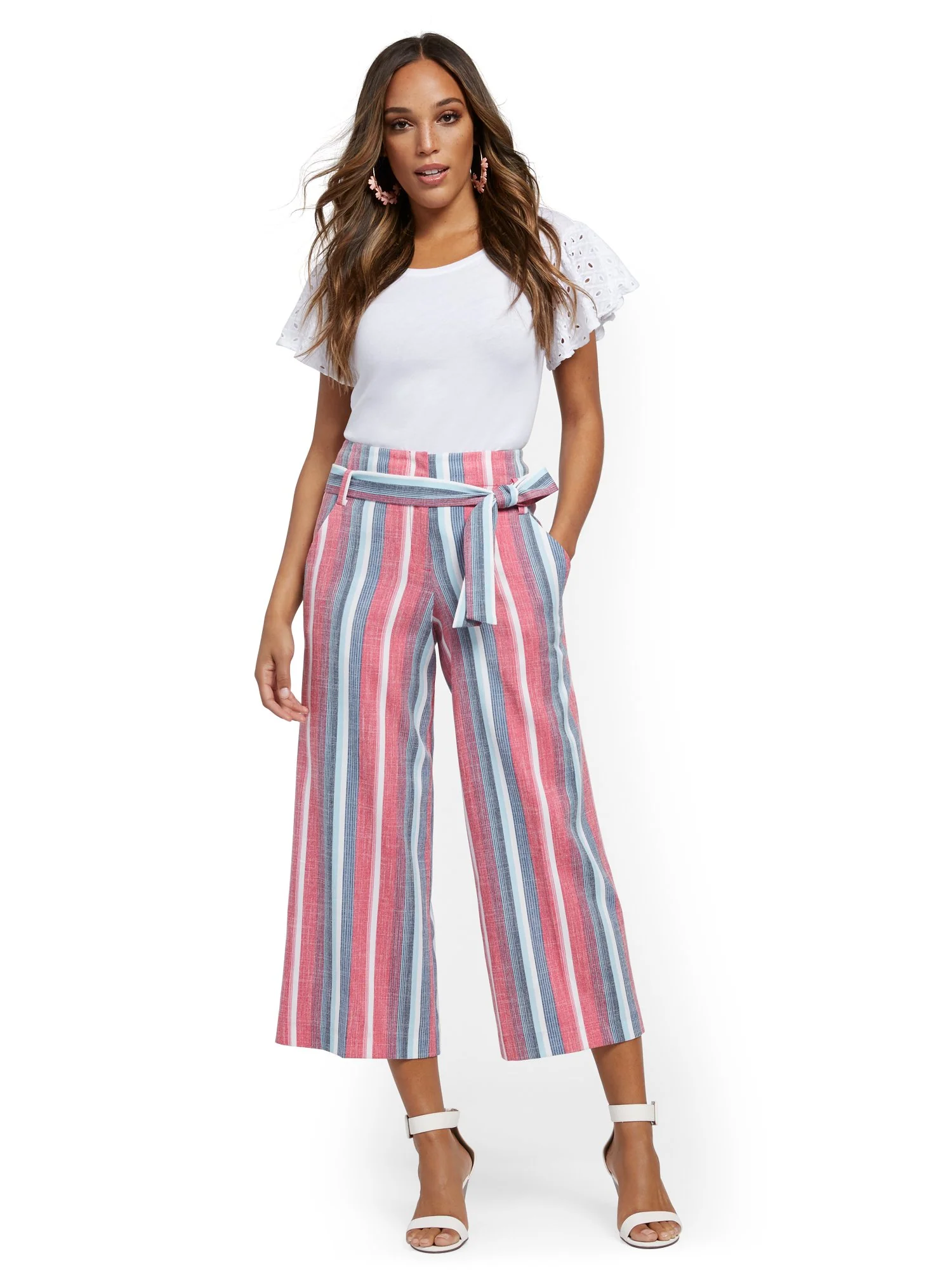 Tall Madie Wide-Leg Capri Pant - 7th Avenue - Image 4