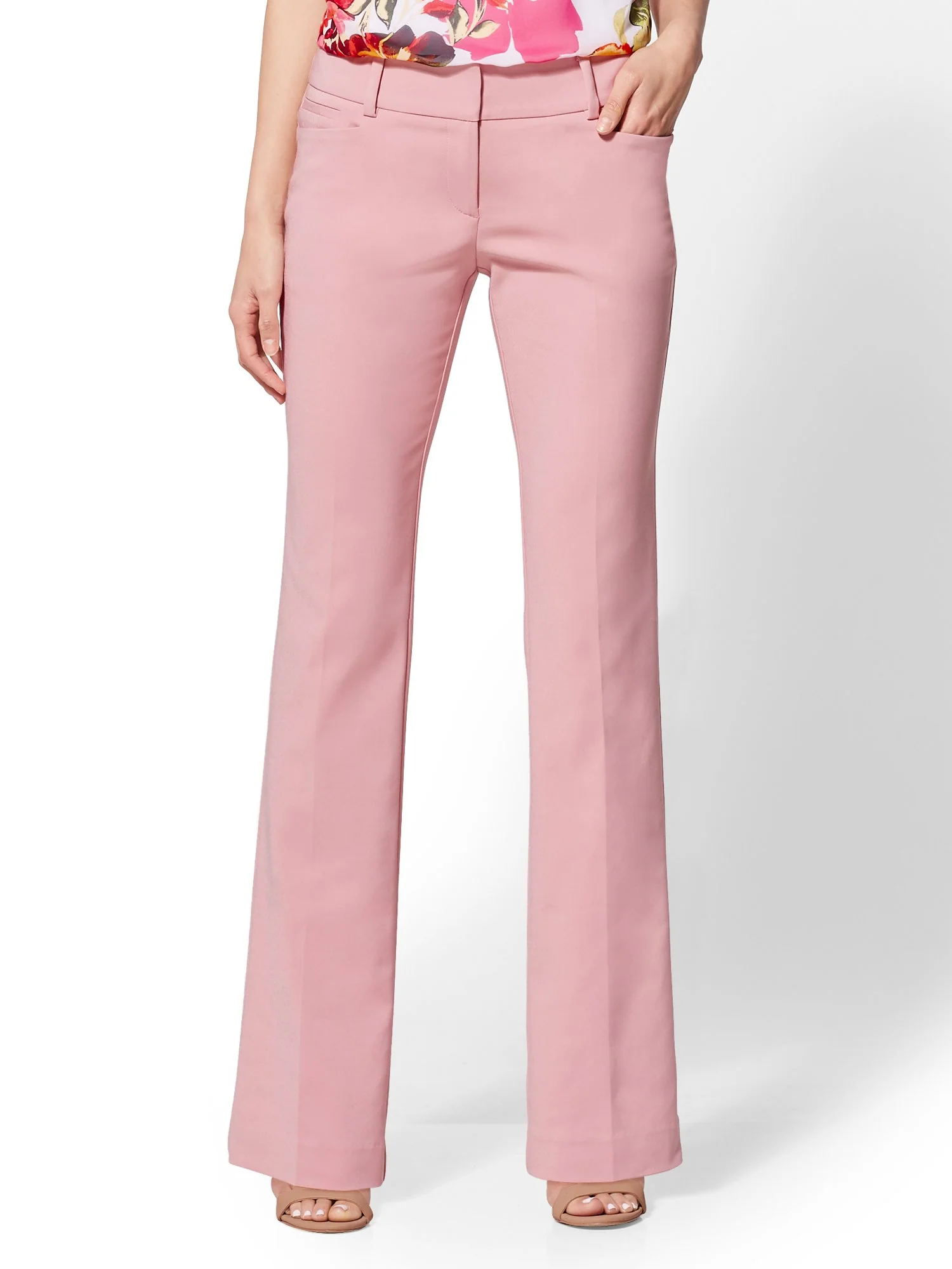 Tall Mid Rise Bootcut Pant - All-Season Stretch - 7th Avenue - Image 2