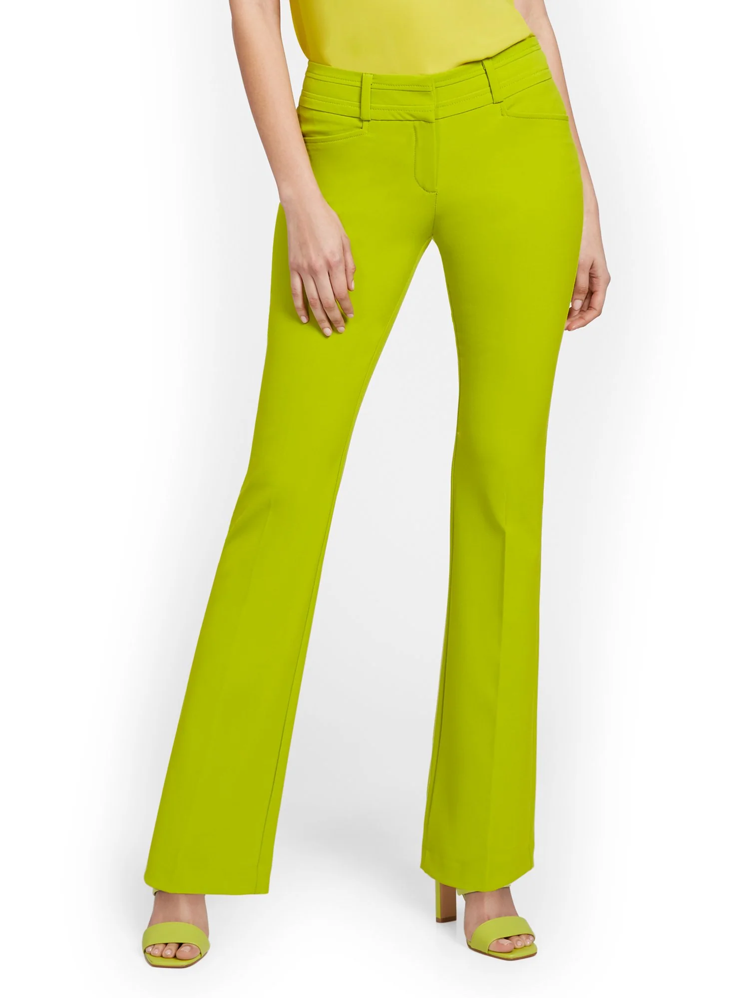 Tall Mid-Rise Modern Fit Barely Bootcut Pant  - Essential Stretch - Image 6