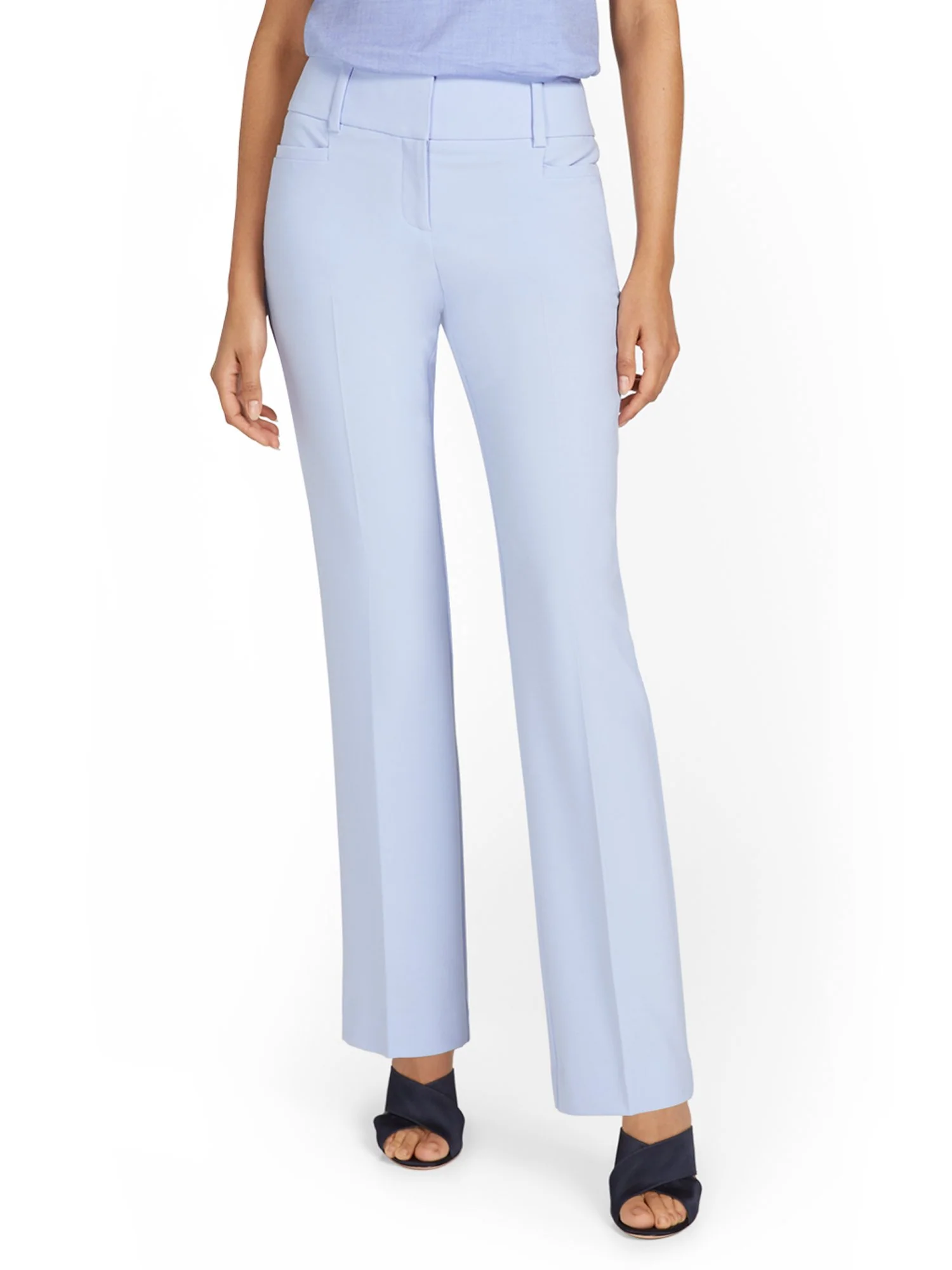 Tall Mid-Rise Straight-Leg Pant - Essential Stretch - 7th Avenue - Image 16