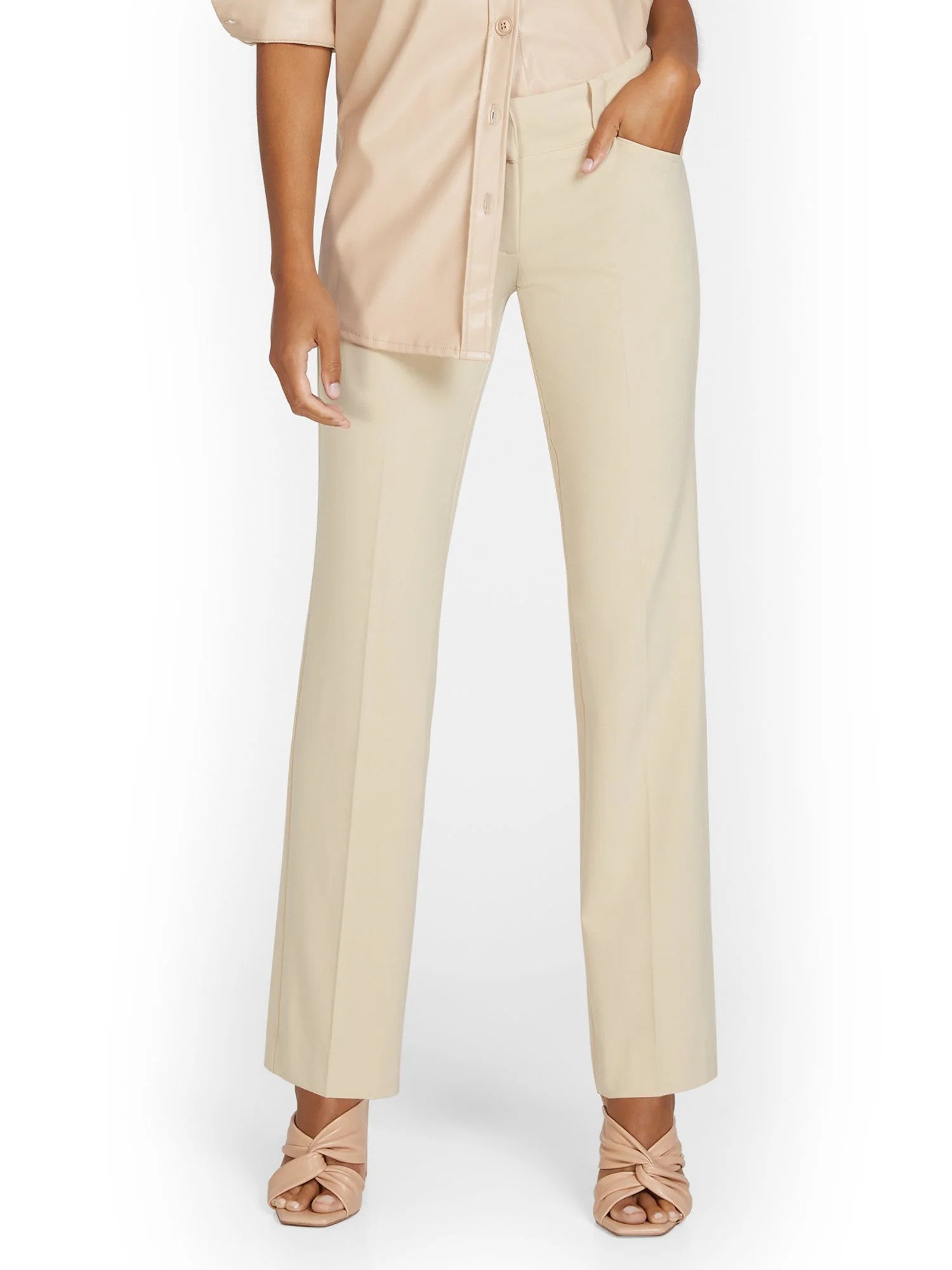 Tall Mid-Rise Straight-Leg Pant - Essential Stretch - 7th Avenue - Image 6