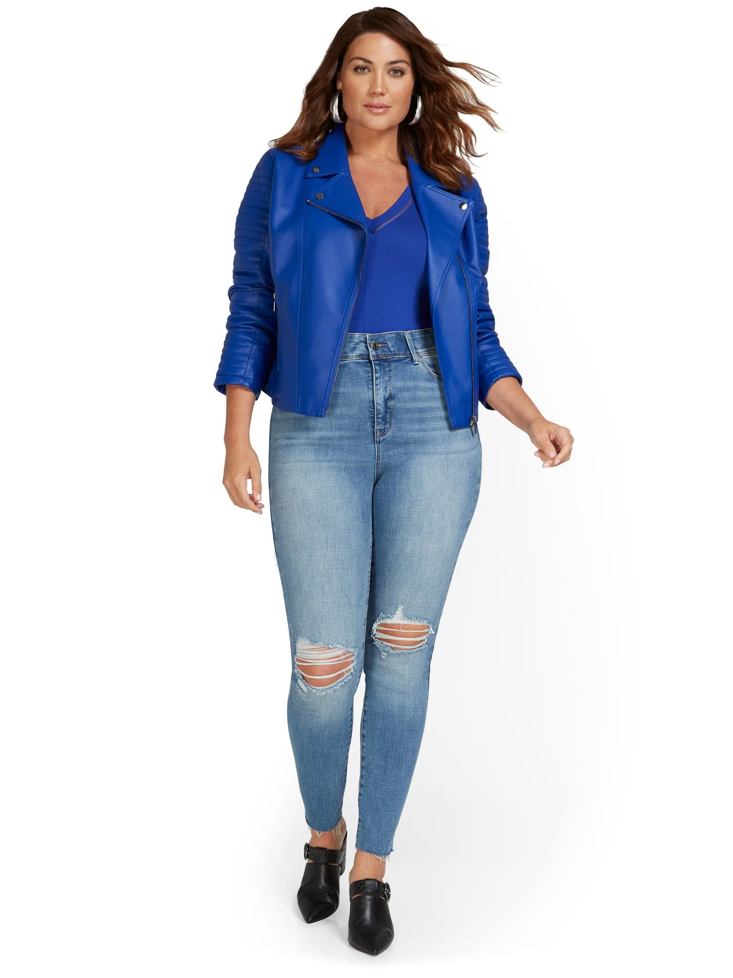 Tall Mya Curvy Ultra High-Waisted Super-Skinny Boost Jeans - Lindsay Wash
