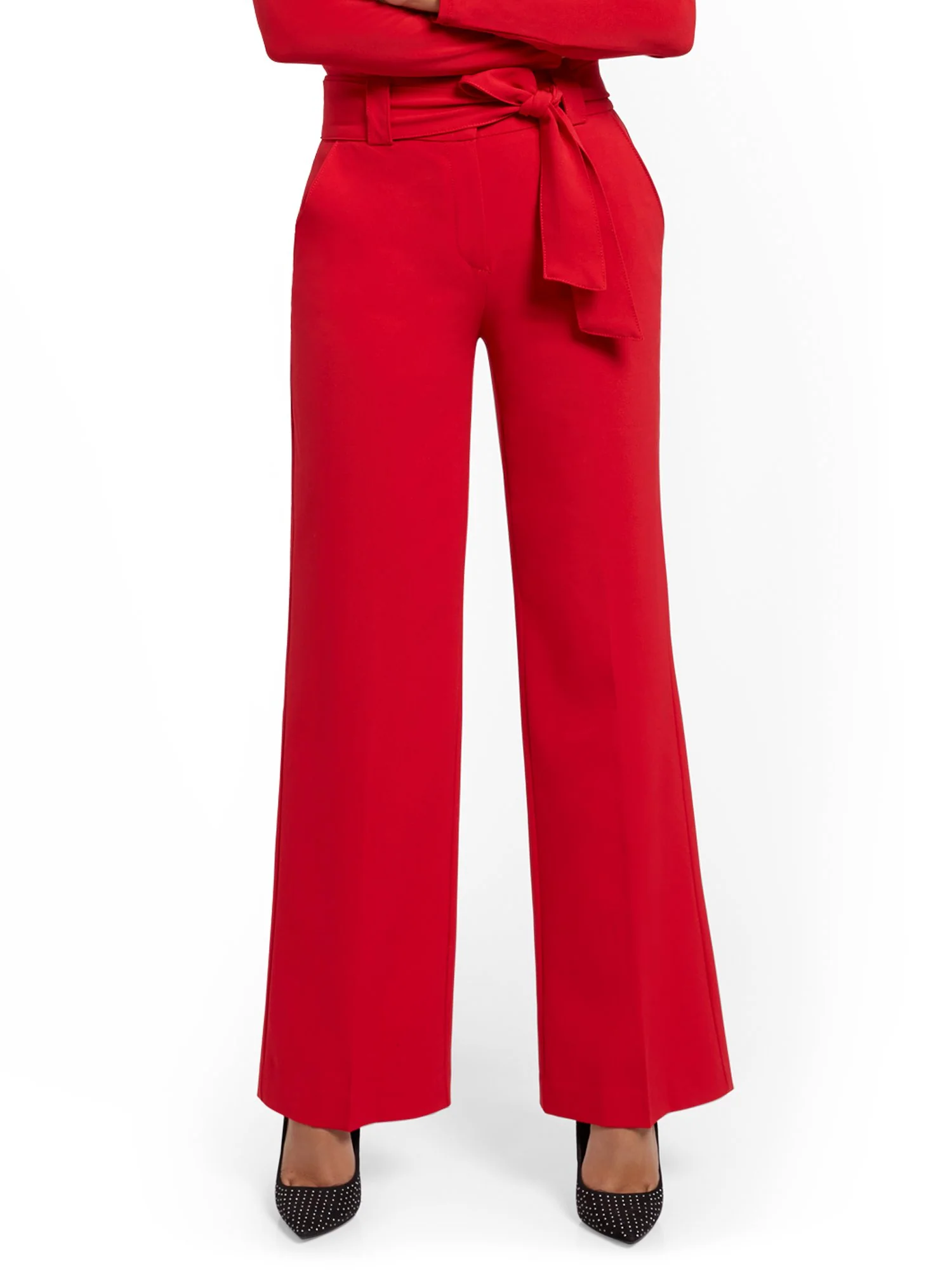 Tall Paperbag-Waist Wide-Leg Pant - 7th Avenue - Image 5