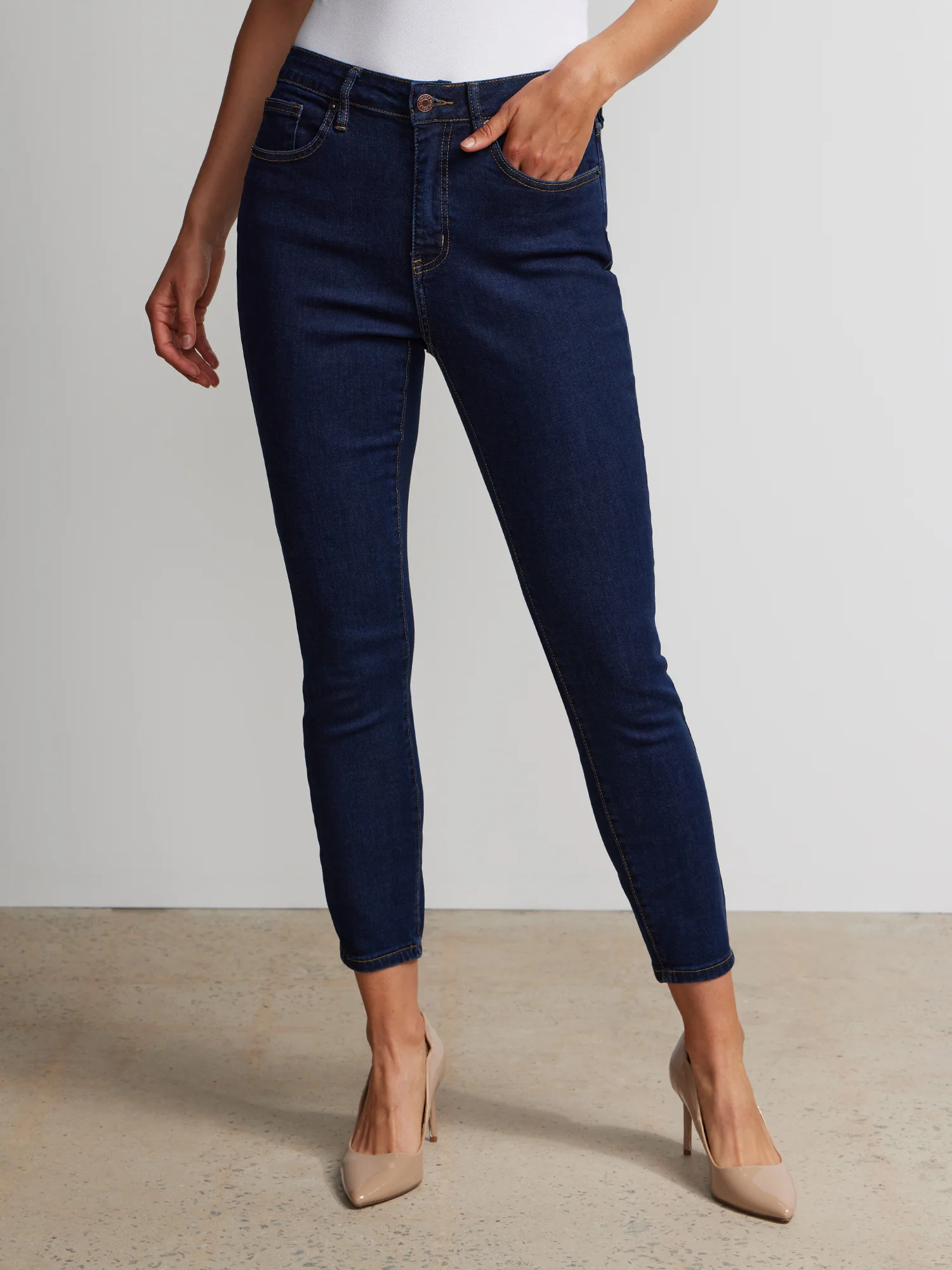 Tall Perfect Fit Mid Rise Ankle Skinny Jeans