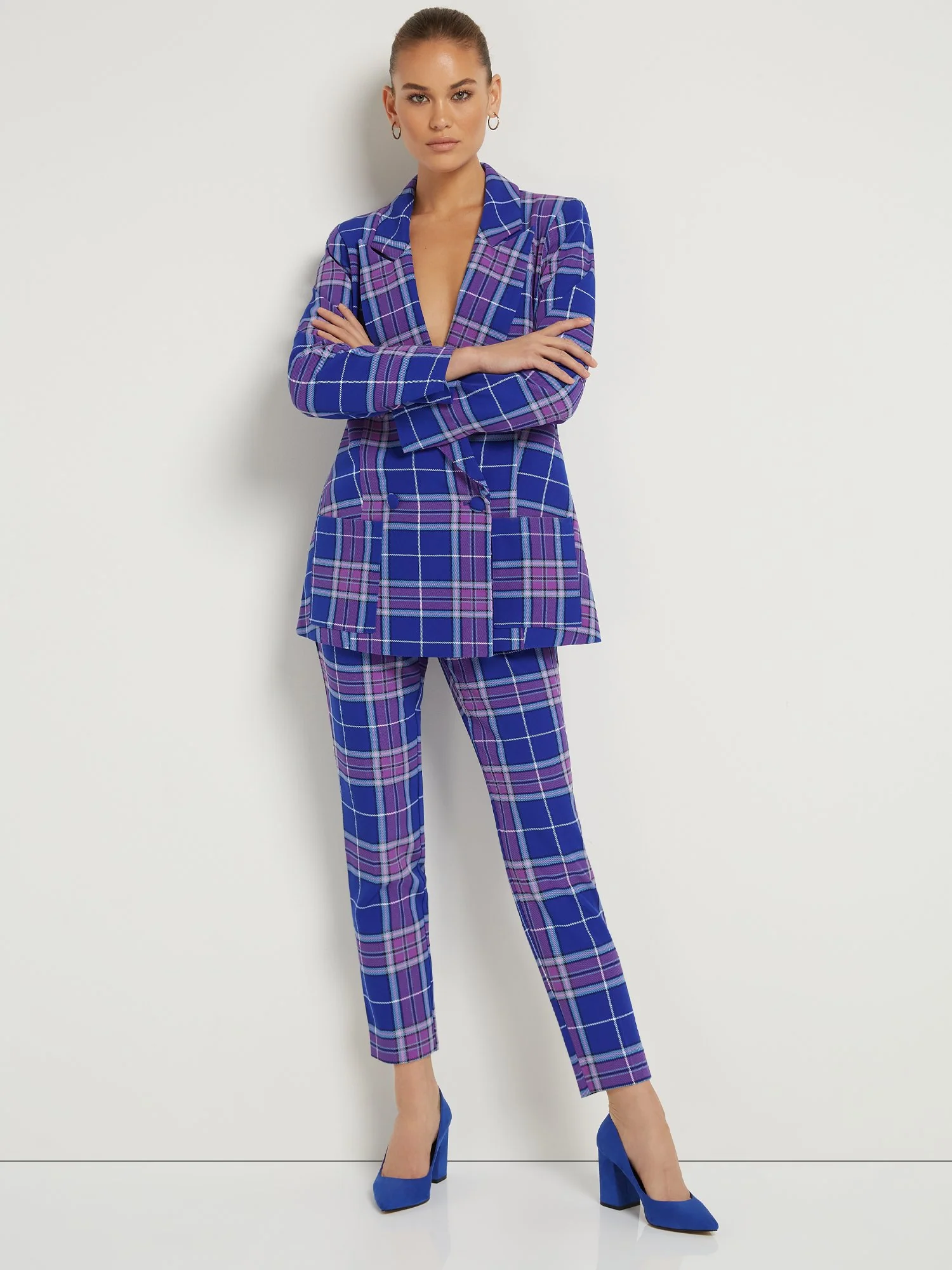 Tall Plaid Ankle Pant - Image 4