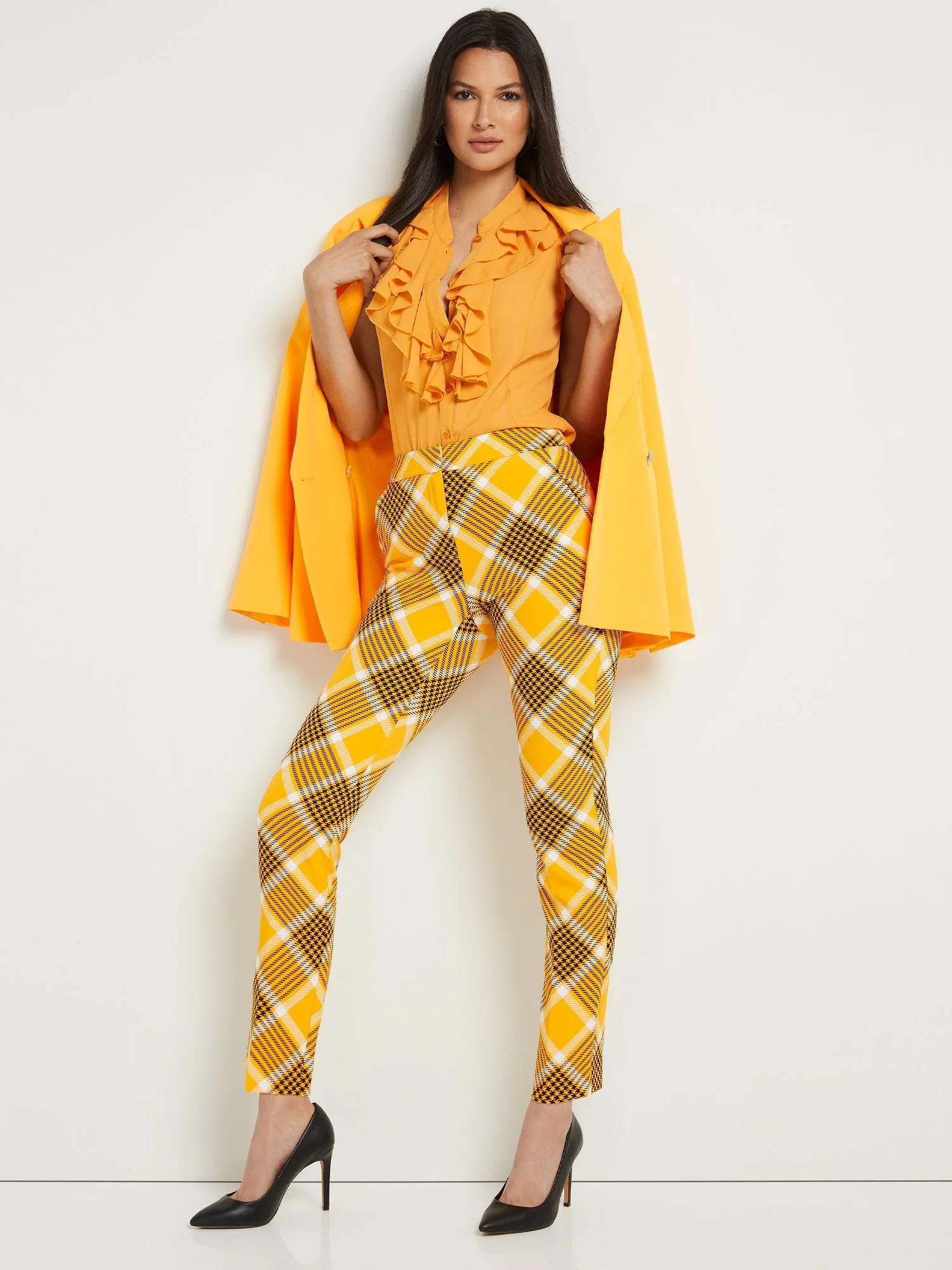 Tall Plaid Slim-Leg Pant - Image 2
